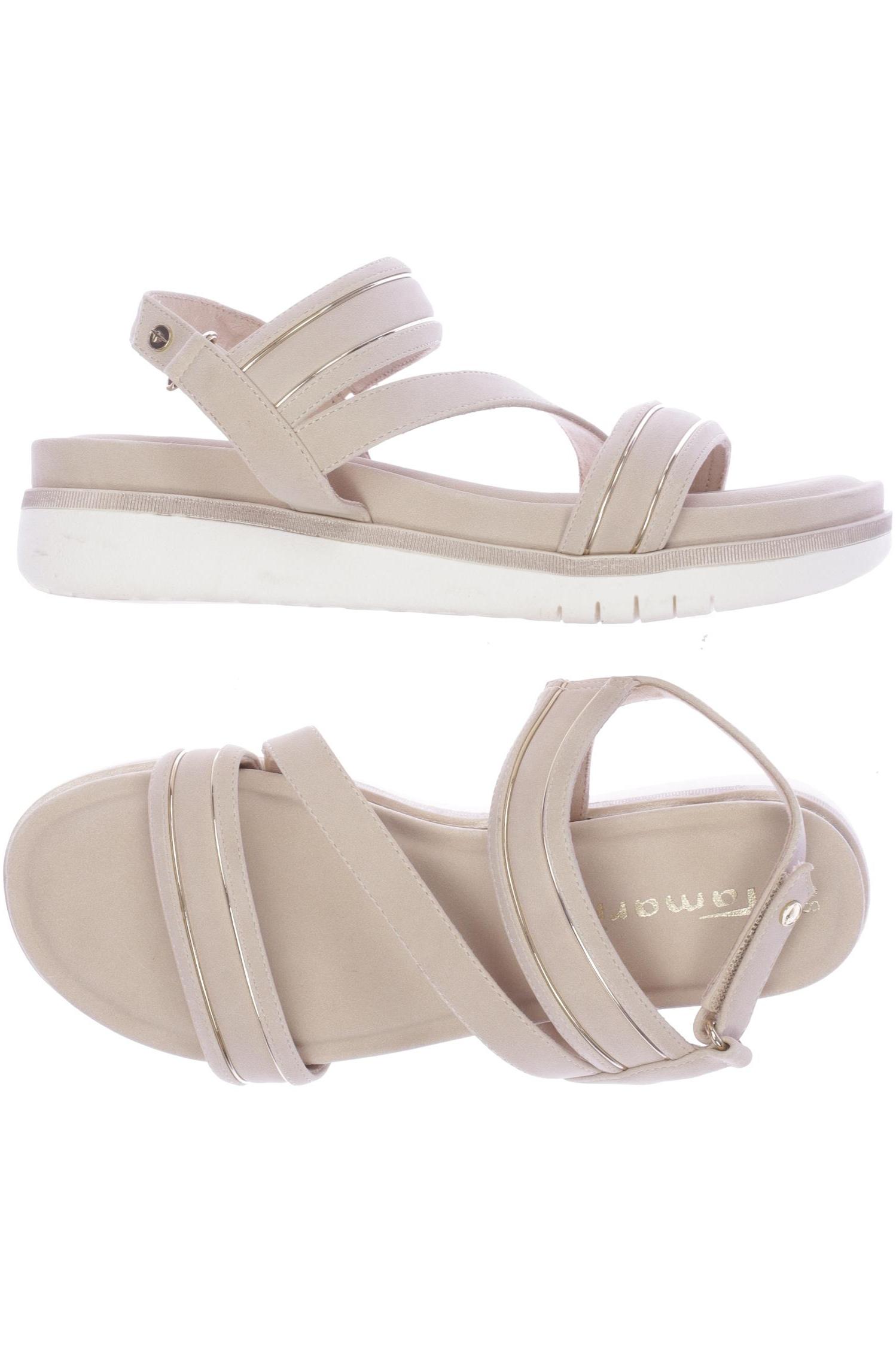 

Tamaris Damen Sandale, beige, Gr. 38