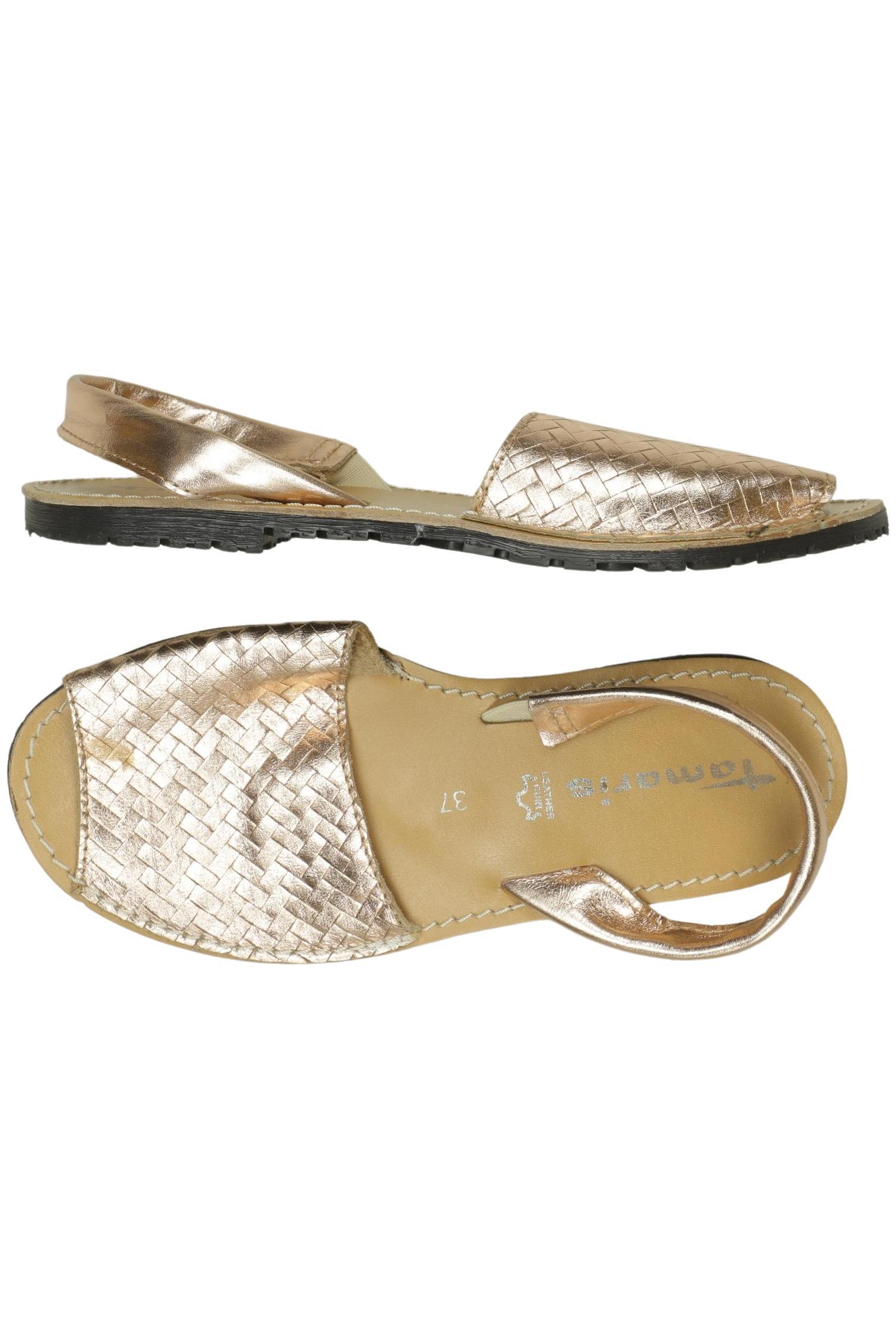 

Tamaris Damen Sandale, gold, Gr. 37