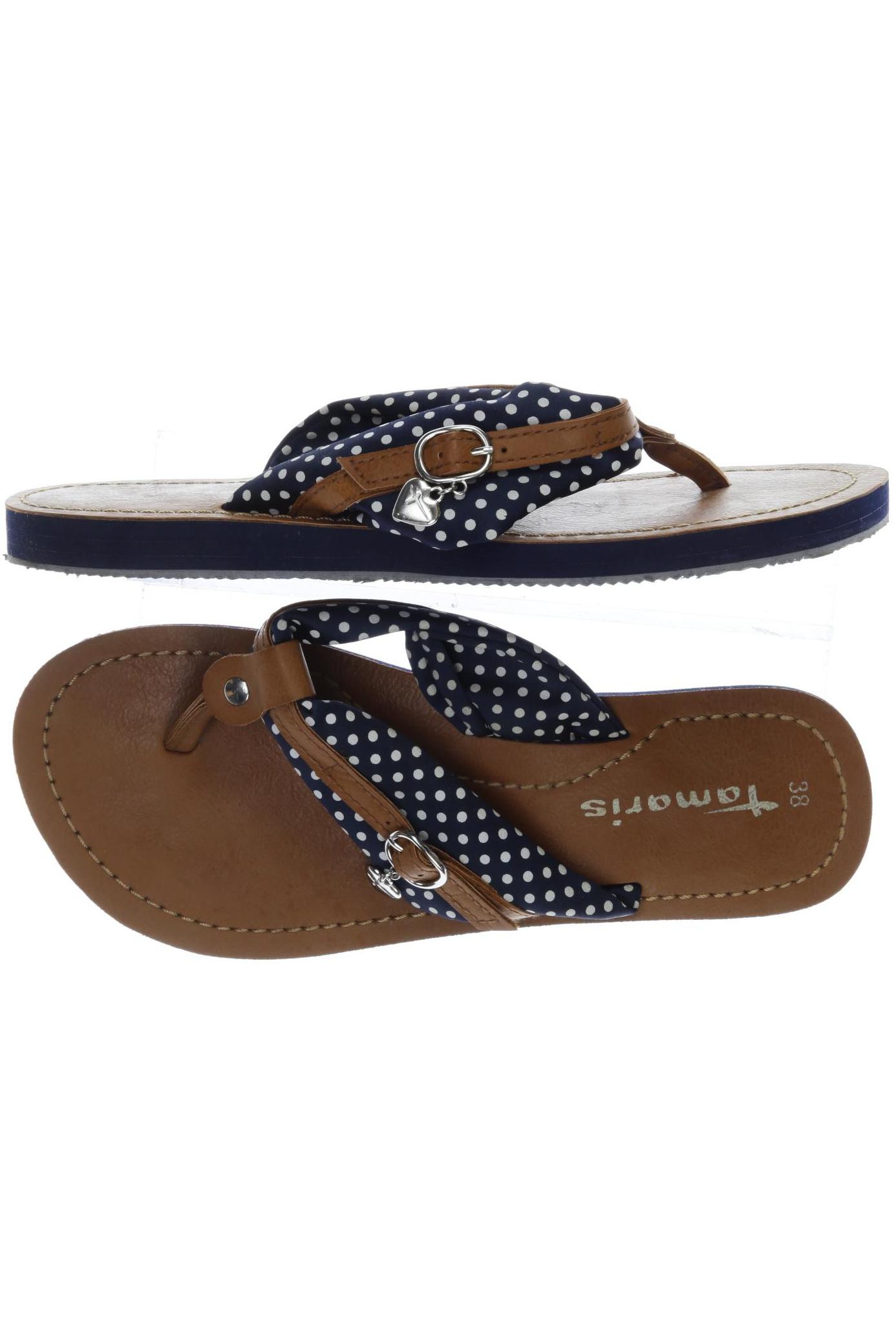 

Tamaris Damen Sandale, marineblau, Gr. 38