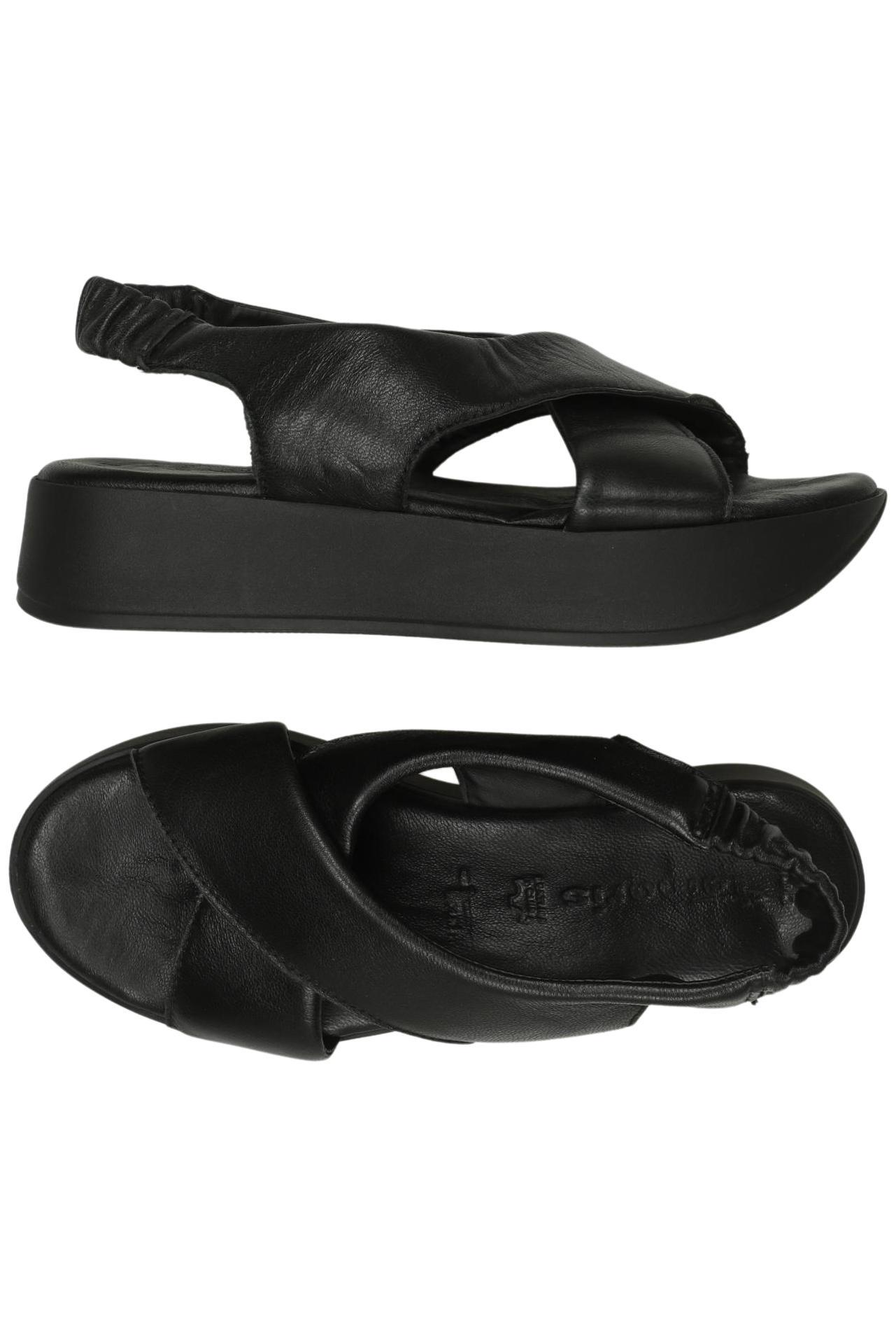 

Tamaris Damen Sandale, schwarz, Gr. 38