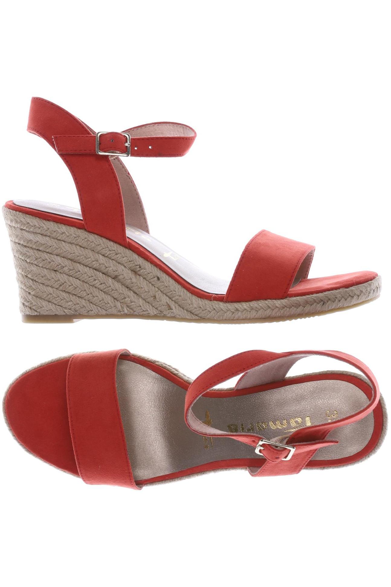 

Tamaris Damen Sandale, rot, Gr. 38