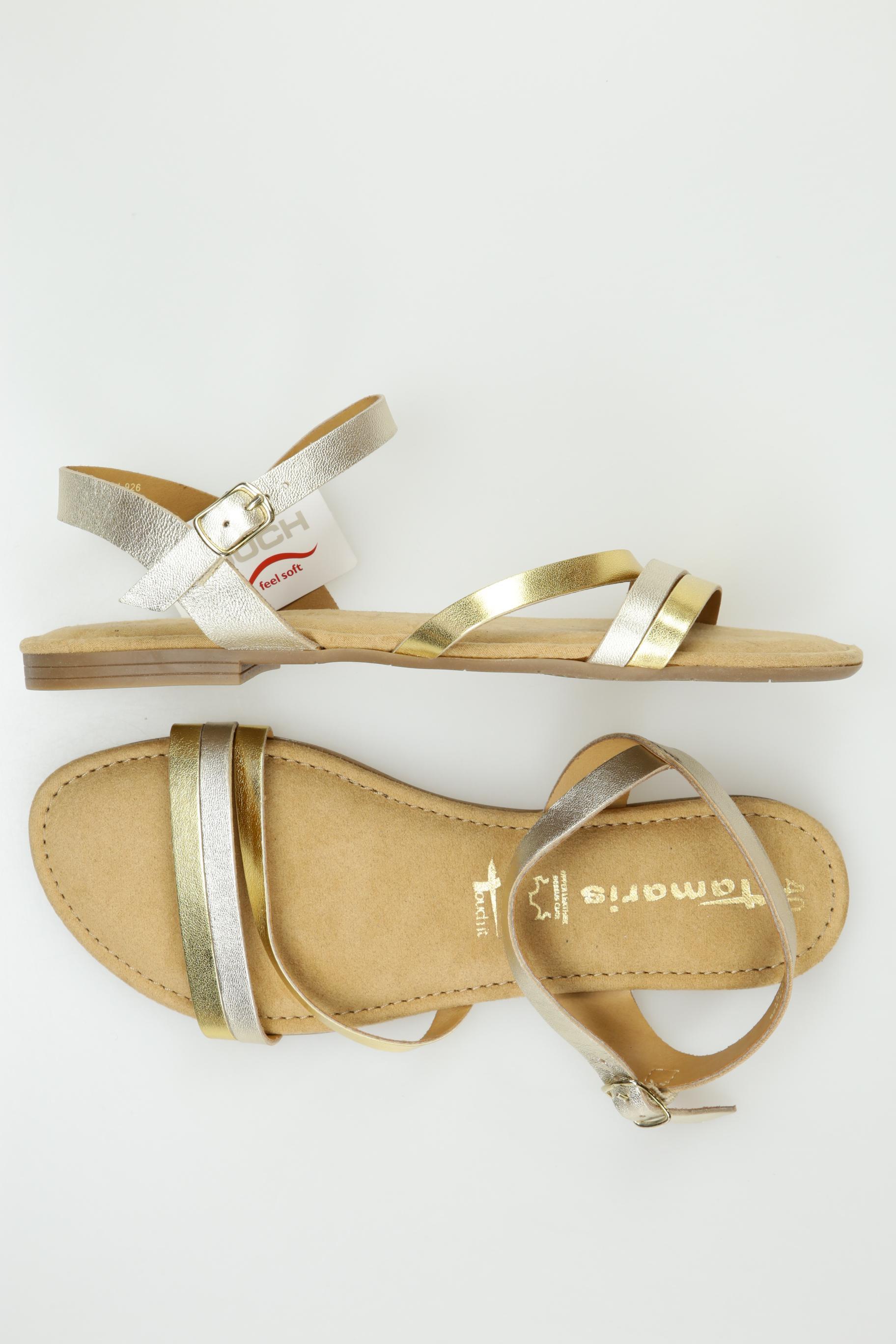 

Tamaris Damen Sandale, beige, Gr. 40