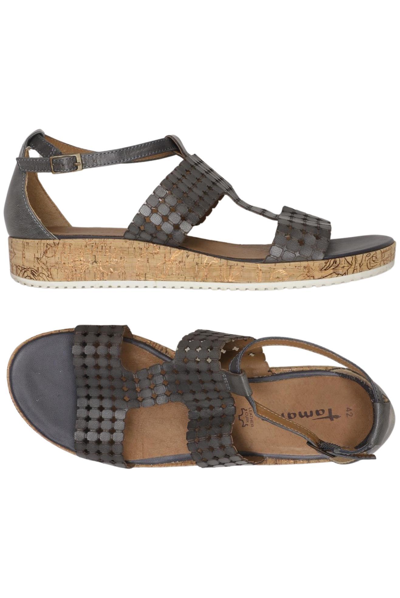 

Tamaris Damen Sandale, grau, Gr. 42