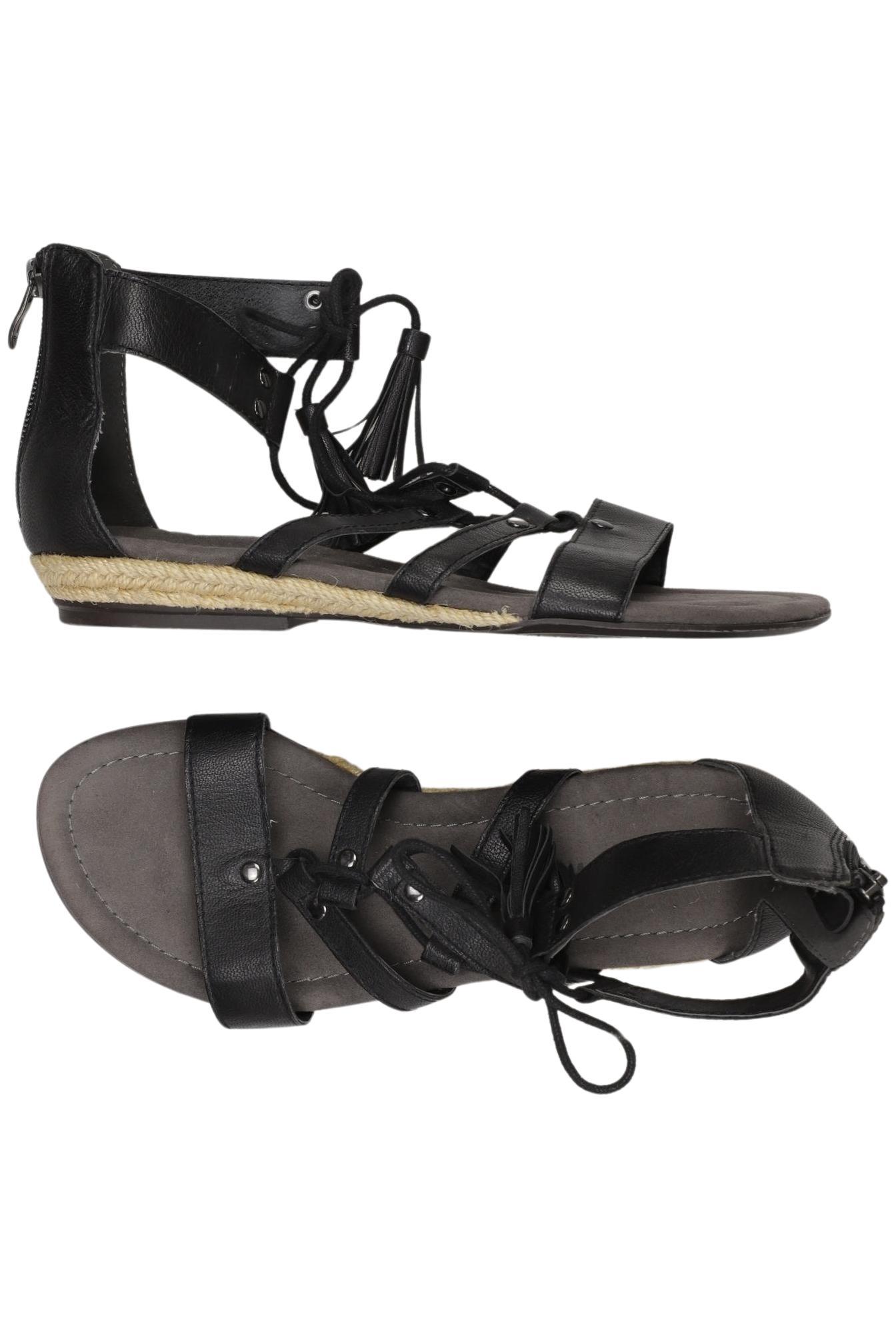 

Tamaris Damen Sandale, schwarz, Gr. 38