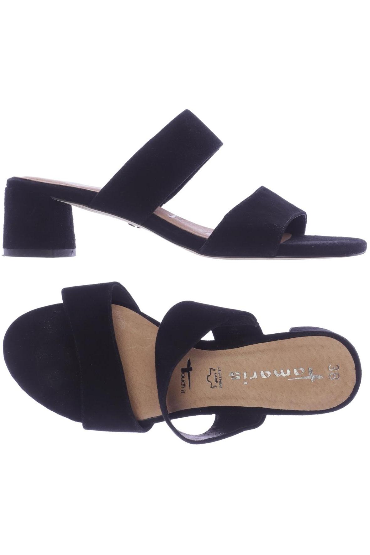 

Tamaris Damen Sandale, schwarz, Gr. 38