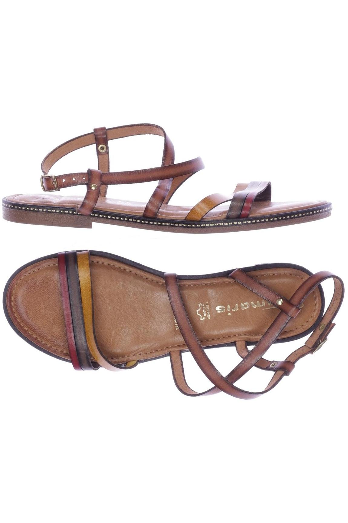 

Tamaris Damen Sandale, braun, Gr. 39