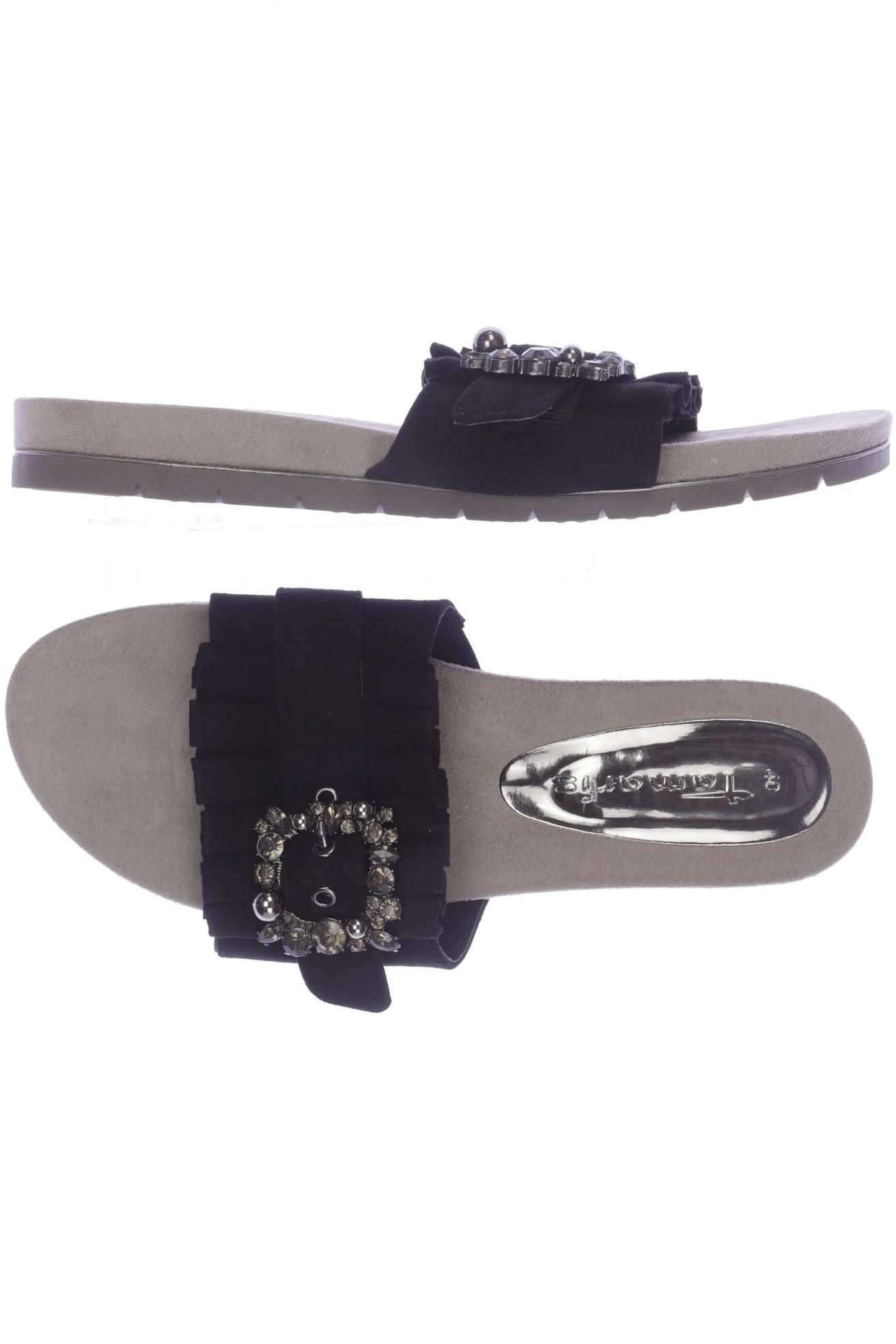 

Tamaris Damen Sandale, schwarz, Gr. 40