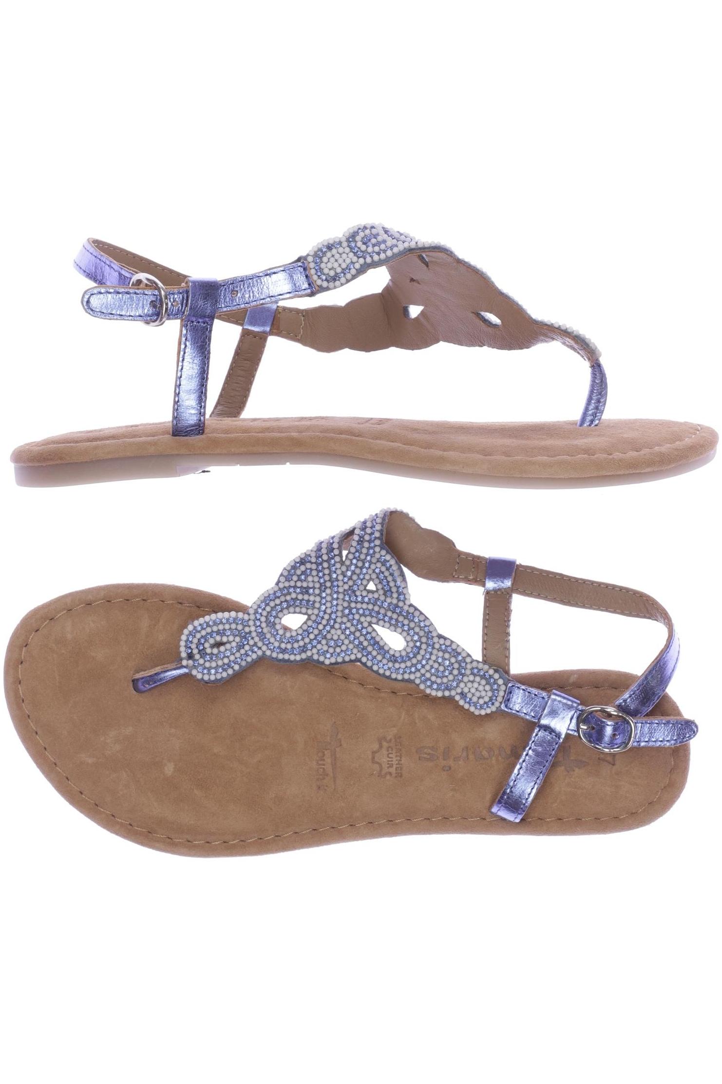 

Tamaris Damen Sandale, blau, Gr. 37