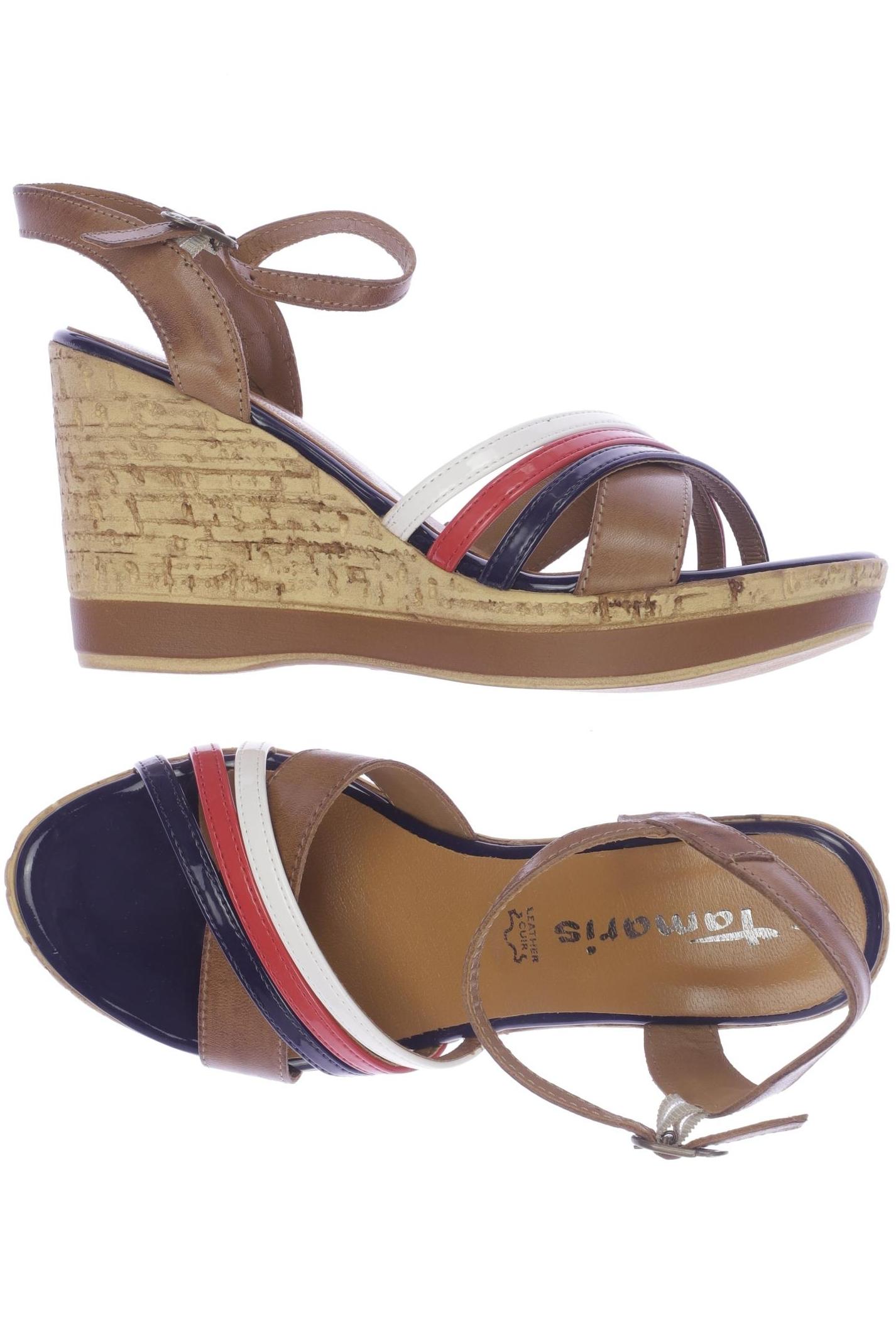 

Tamaris Damen Sandale, braun, Gr. 37