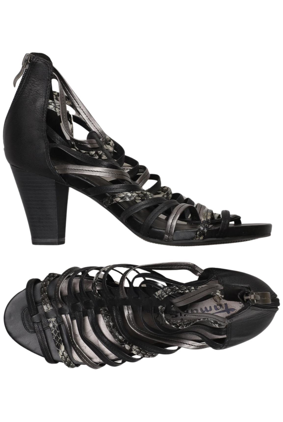 

Tamaris Damen Sandale, schwarz, Gr. 39