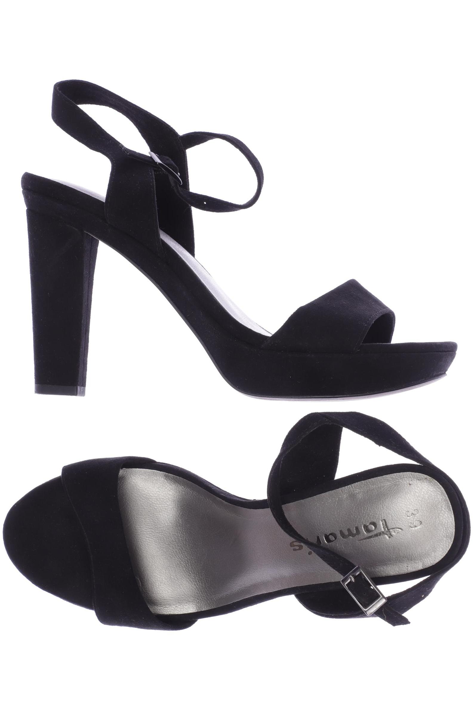 

Tamaris Damen Sandale, schwarz, Gr. 39