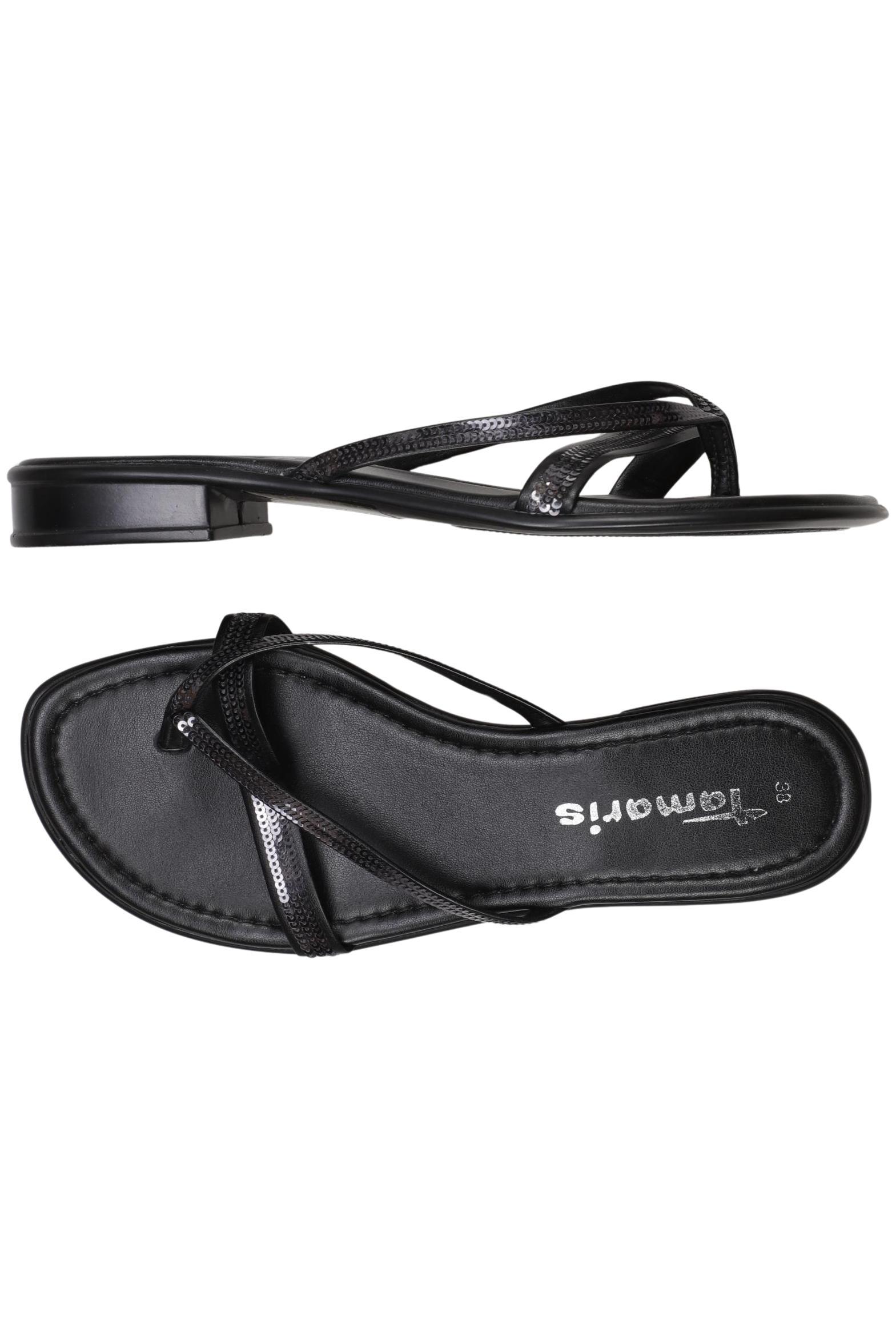 

Tamaris Damen Sandale, schwarz, Gr. 38