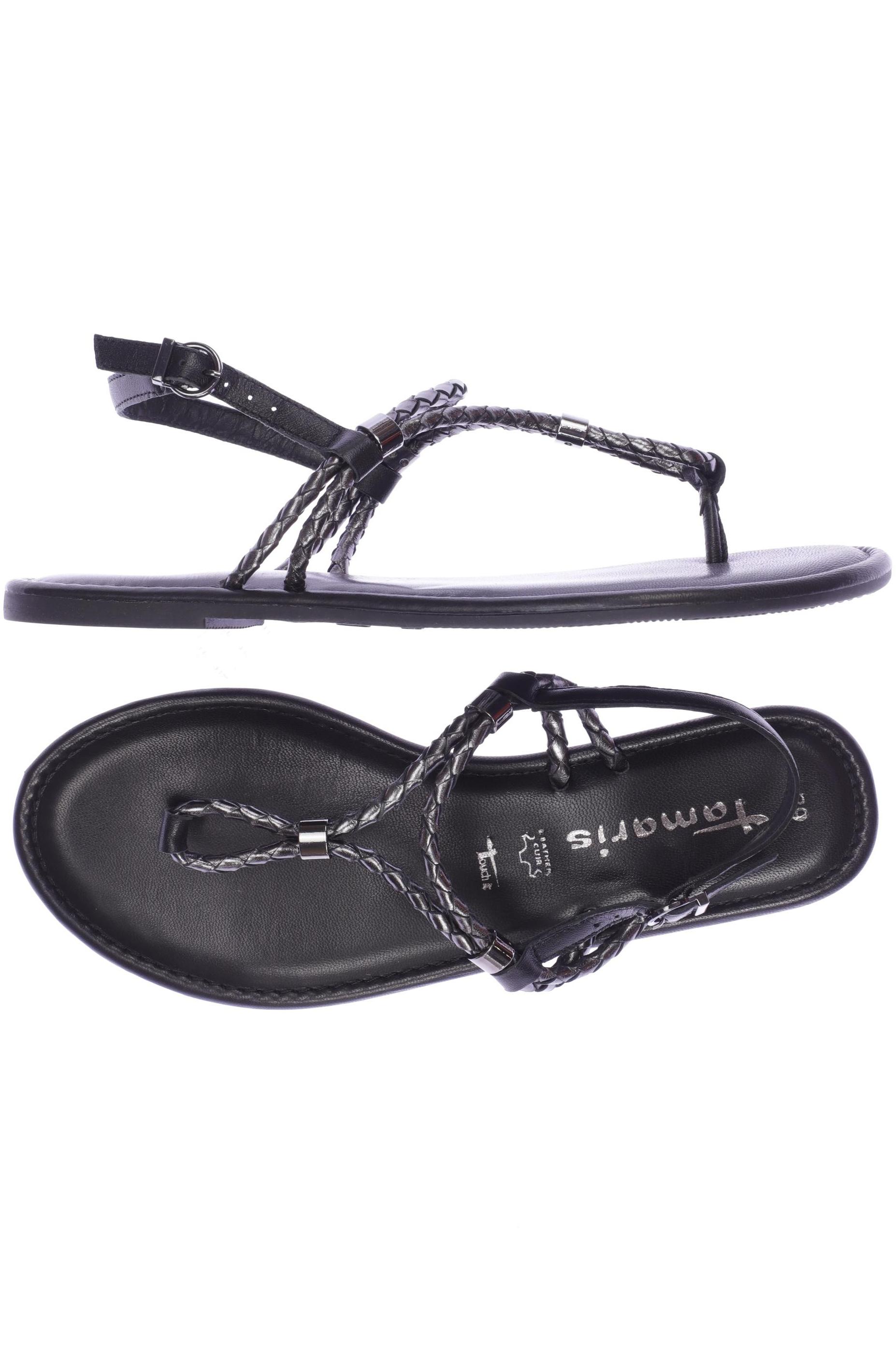 

Tamaris Damen Sandale, schwarz, Gr. 39