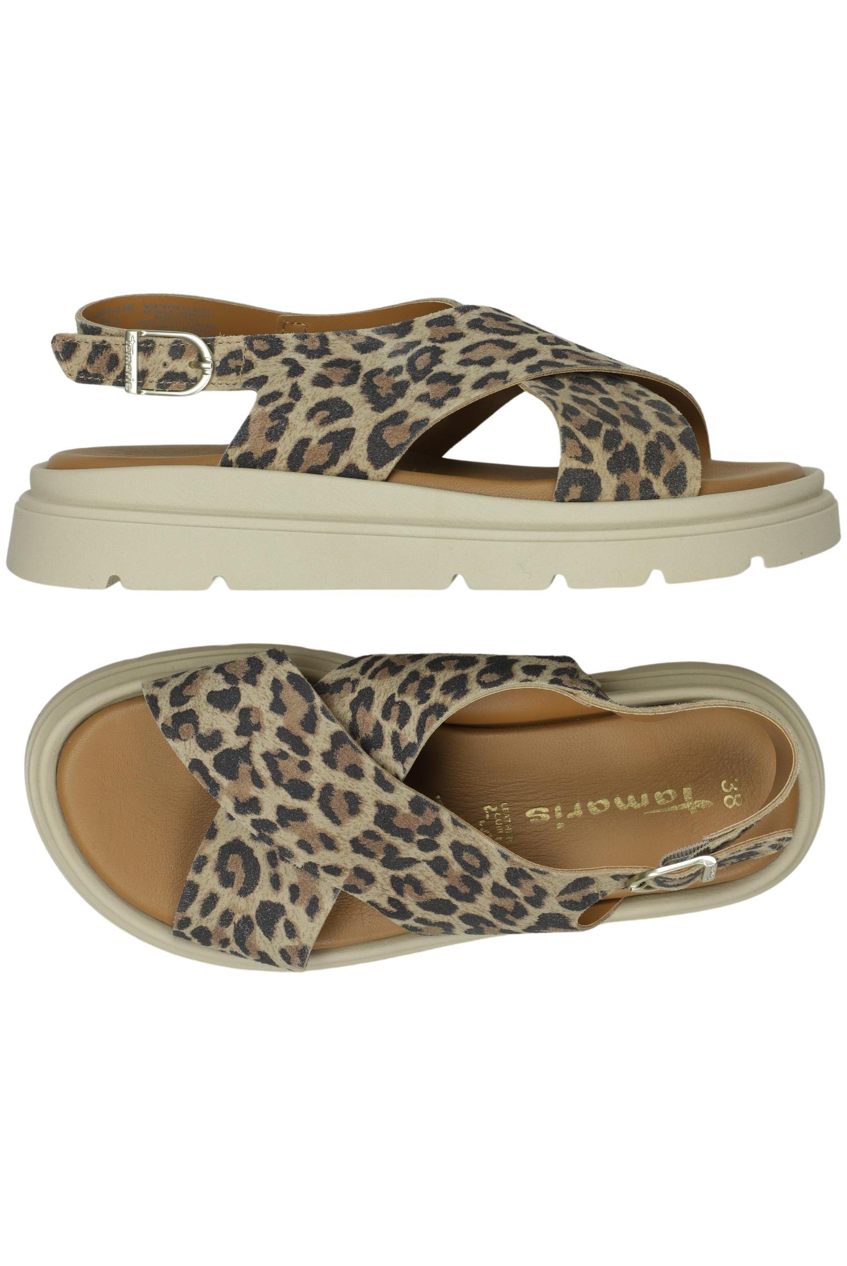 

Tamaris Damen Sandale, beige, Gr. 38