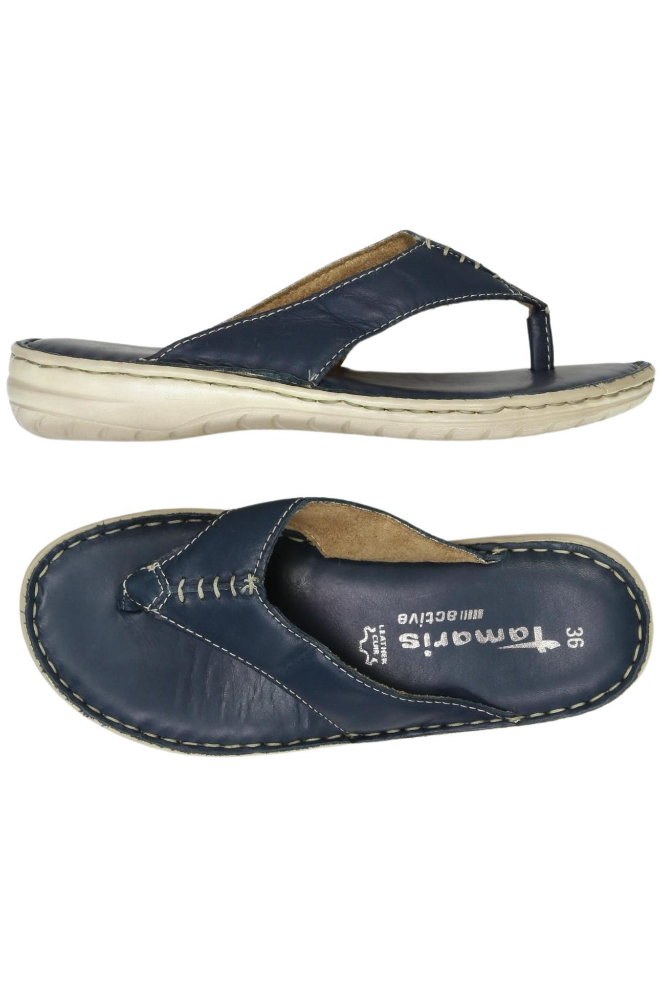 

Tamaris Damen Sandale, marineblau, Gr. 36