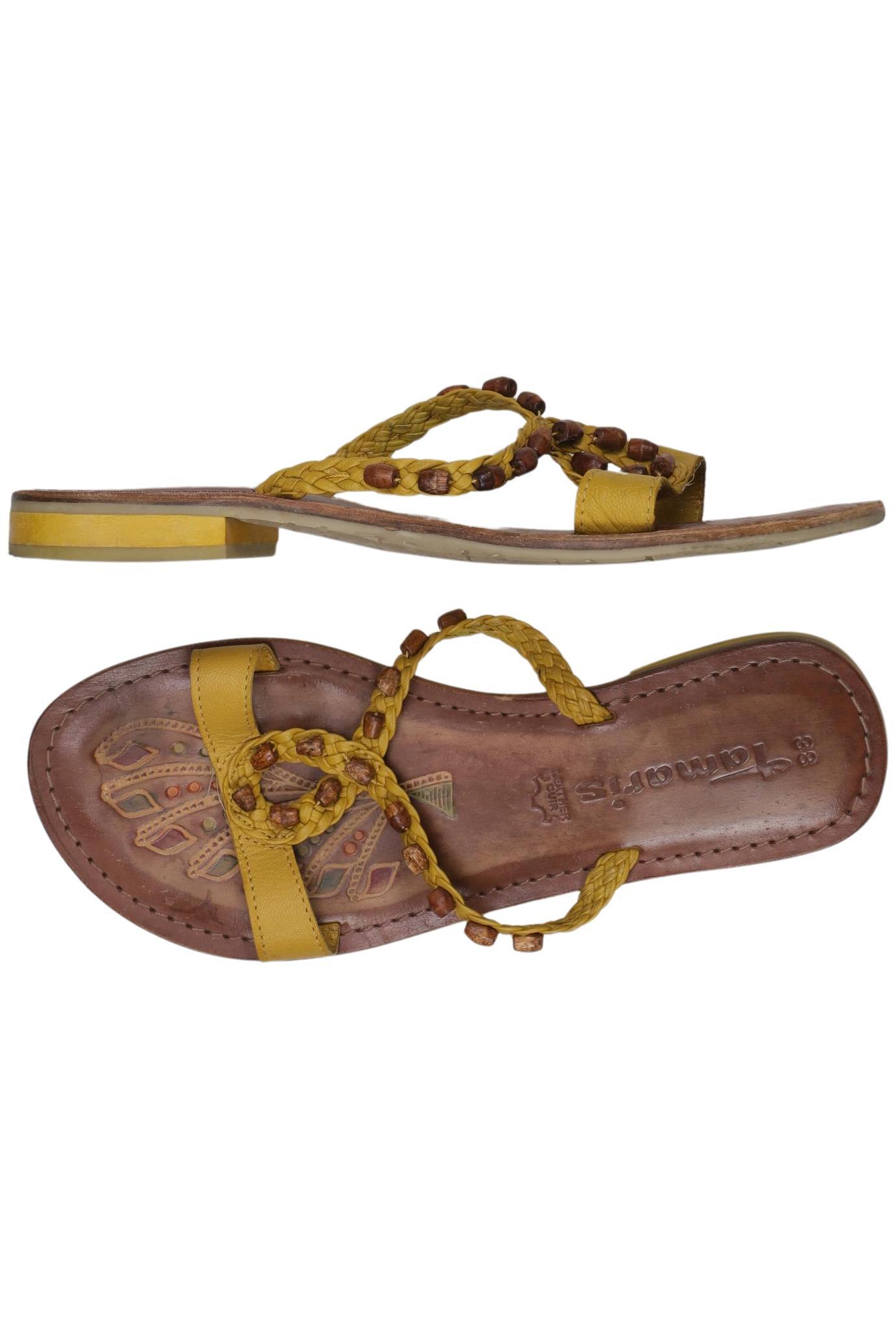 

Tamaris Damen Sandale, gelb, Gr. 38