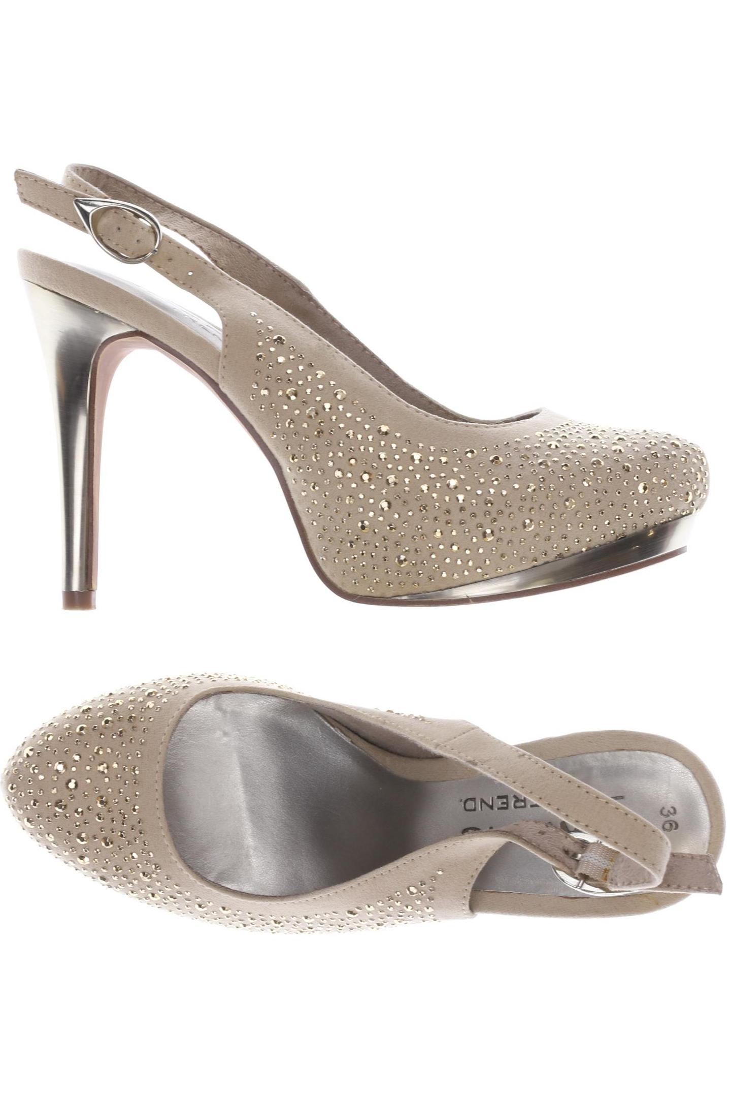 

Tamaris Damen Sandale, beige, Gr. 36