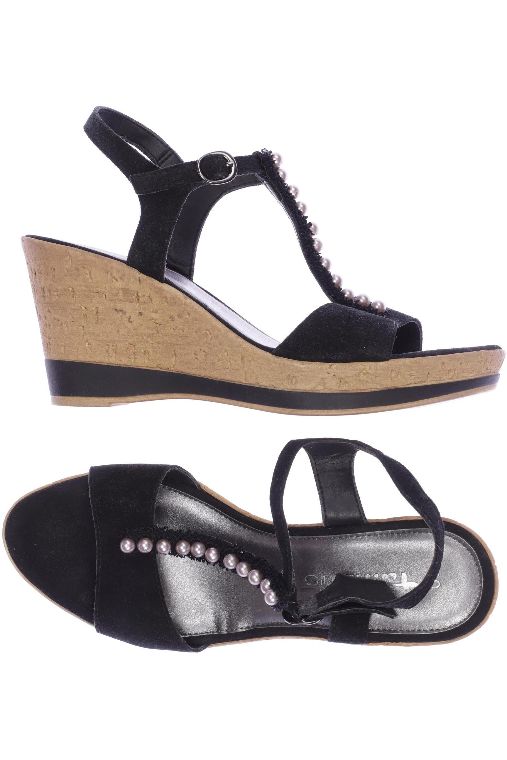

Tamaris Damen Sandale, schwarz, Gr. 40