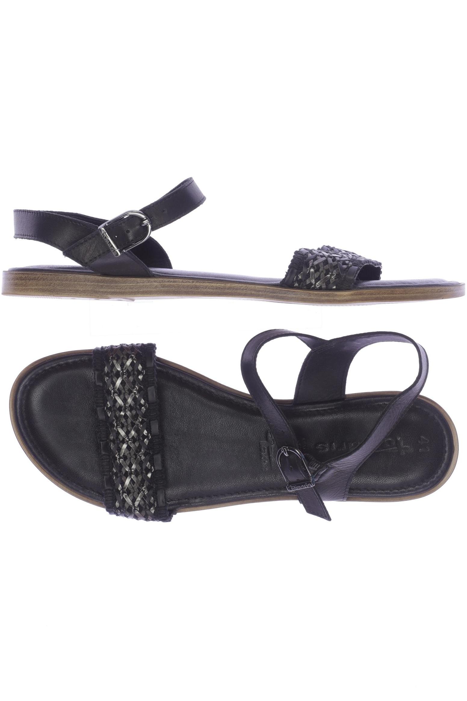

Tamaris Damen Sandale, schwarz, Gr. 41