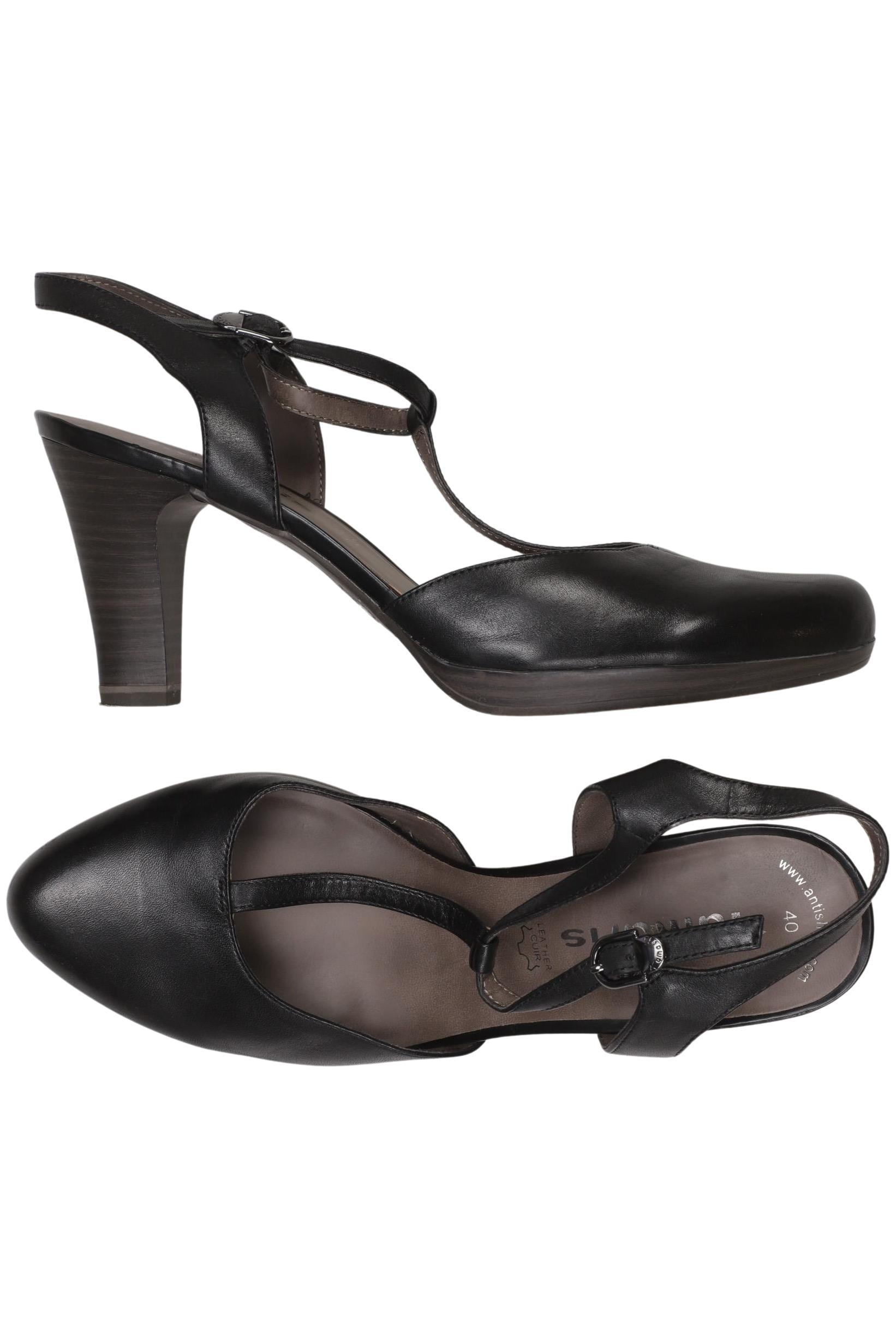 

Tamaris Damen Sandale, schwarz, Gr. 40