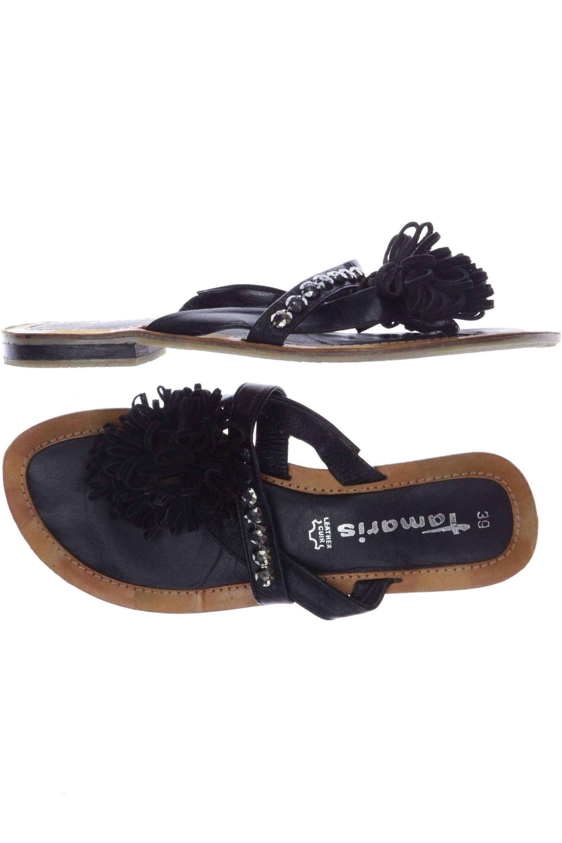 

Tamaris Damen Sandale, schwarz, Gr. 39
