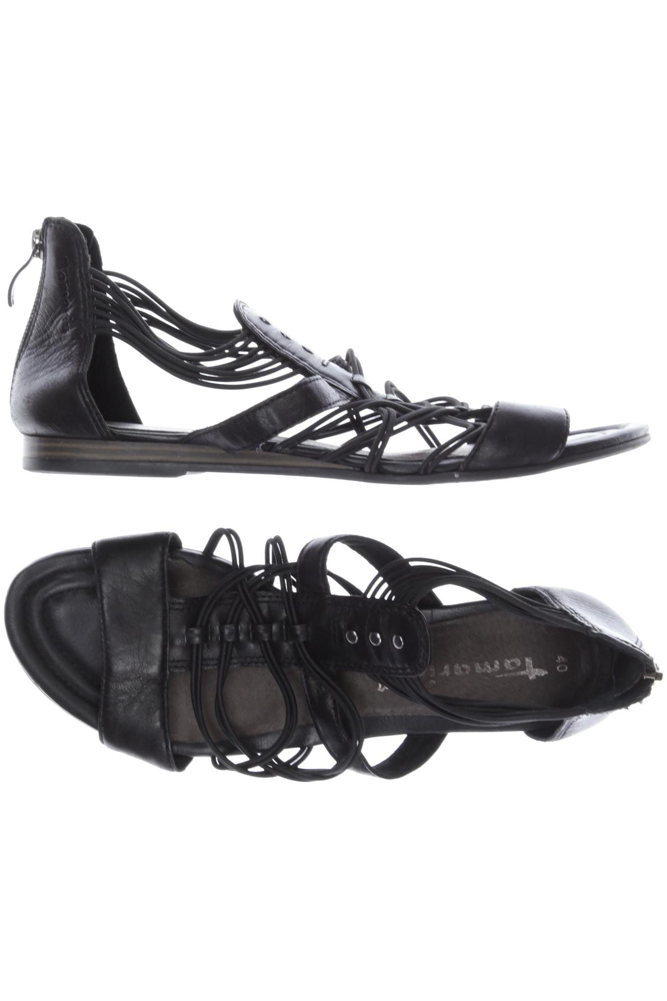 

Tamaris Damen Sandale, schwarz, Gr. 40