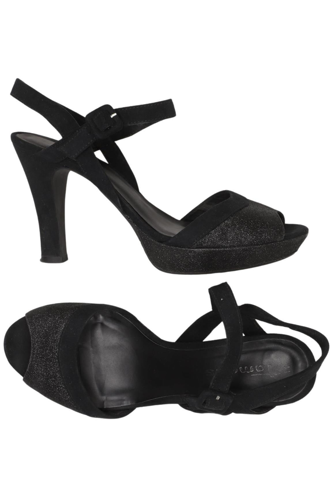 

Tamaris Damen Sandale, schwarz, Gr. 41