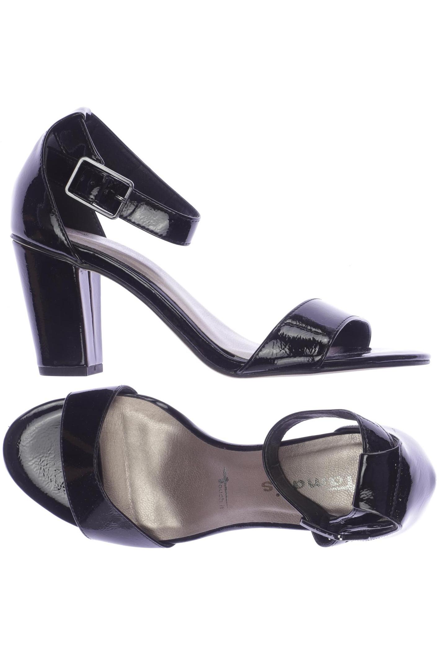 

Tamaris Damen Sandale, schwarz, Gr. 40