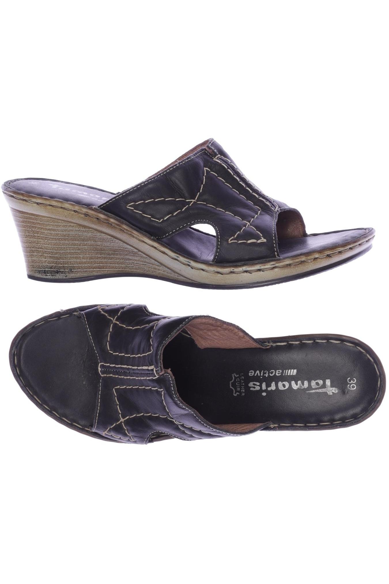 

Tamaris Damen Sandale, schwarz, Gr. 39