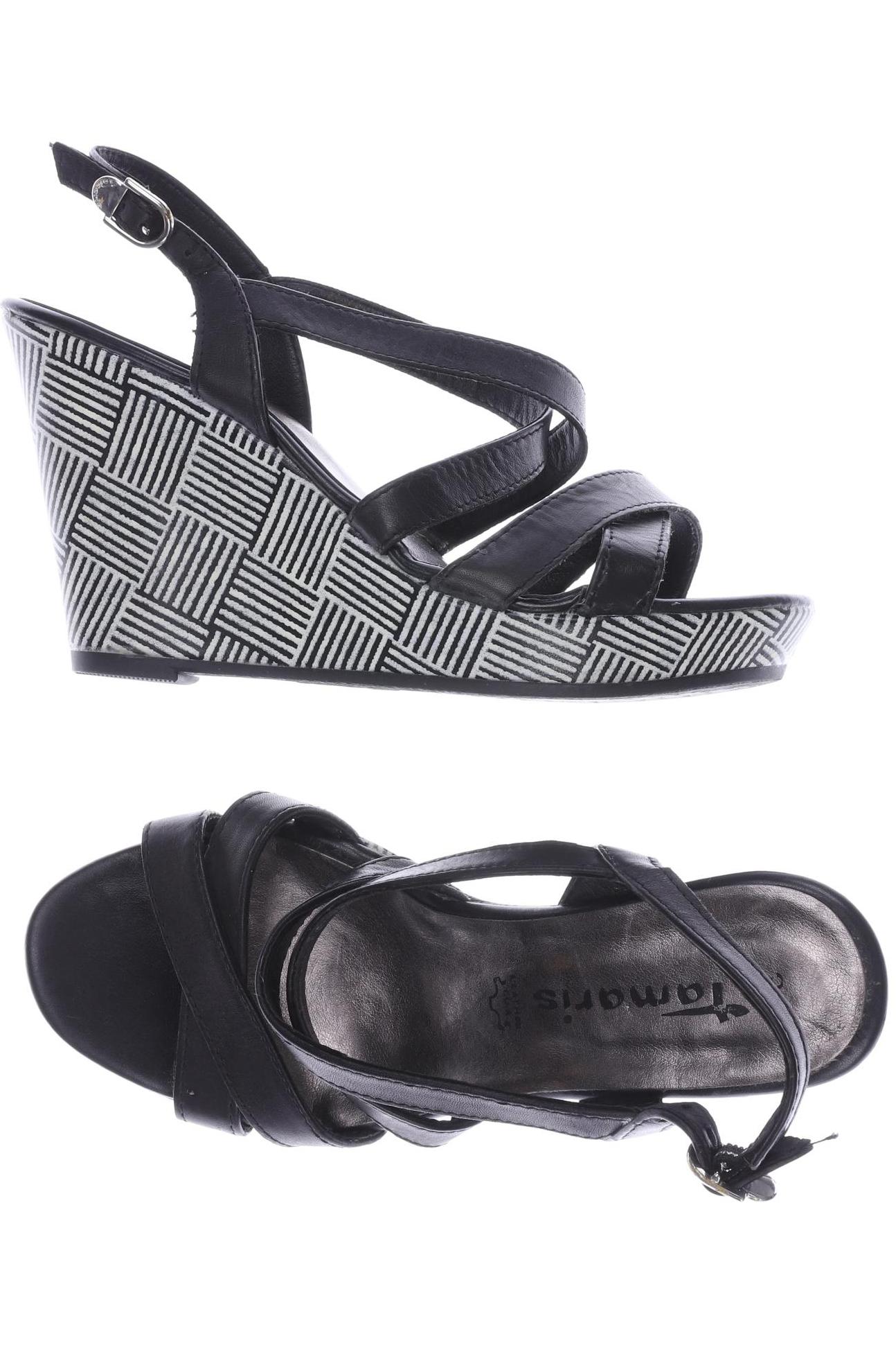 

Tamaris Damen Sandale, schwarz