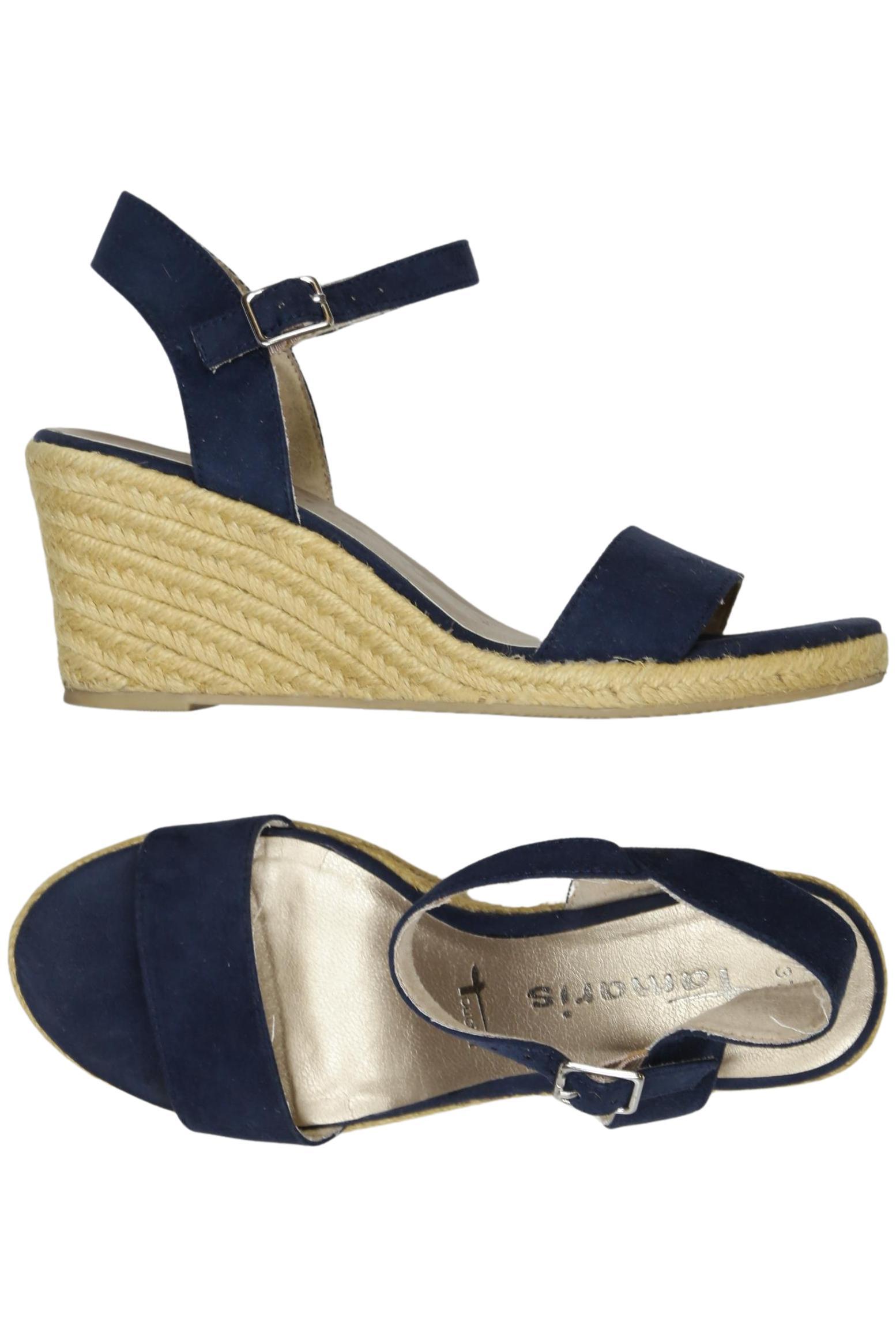 

Tamaris Damen Sandale, marineblau, Gr. 37