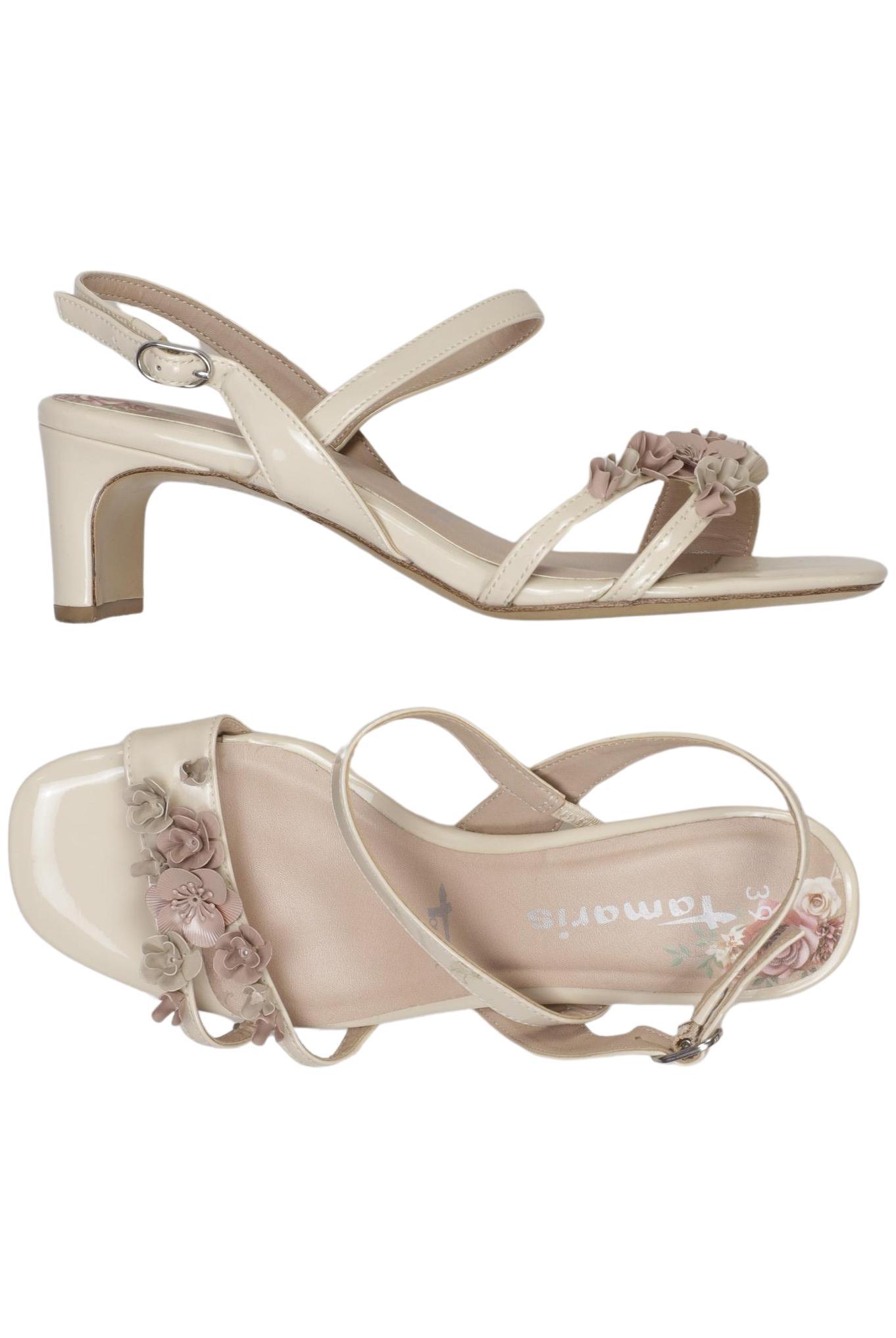 

Tamaris Damen Sandale, beige, Gr. 39