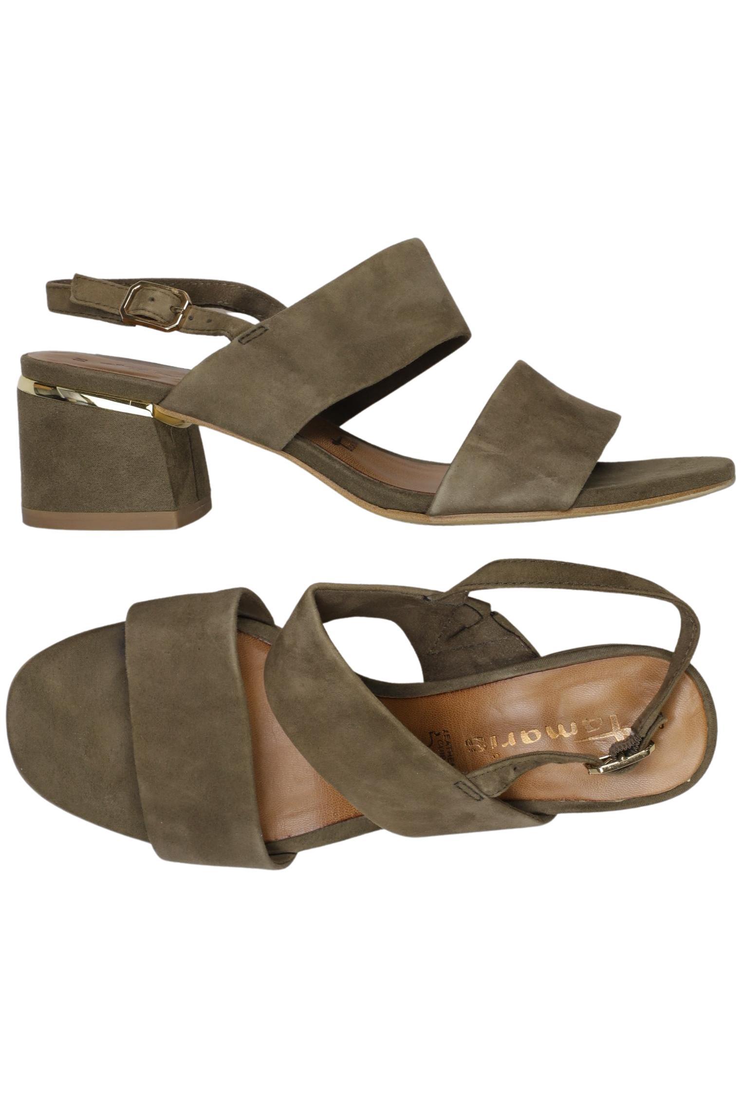 

Tamaris Damen Sandale, grün, Gr. 38