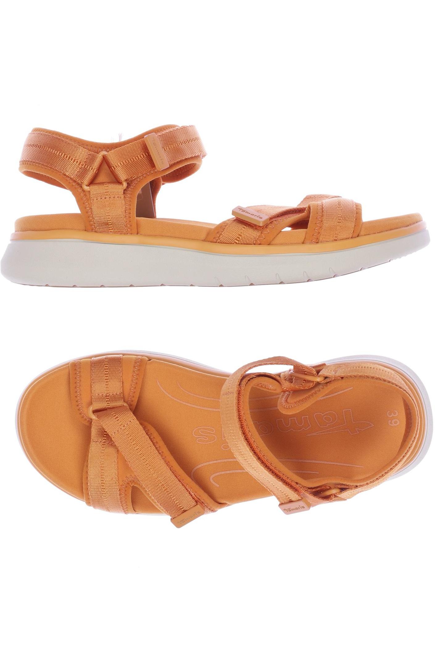 

Tamaris Damen Sandale, orange, Gr. 39