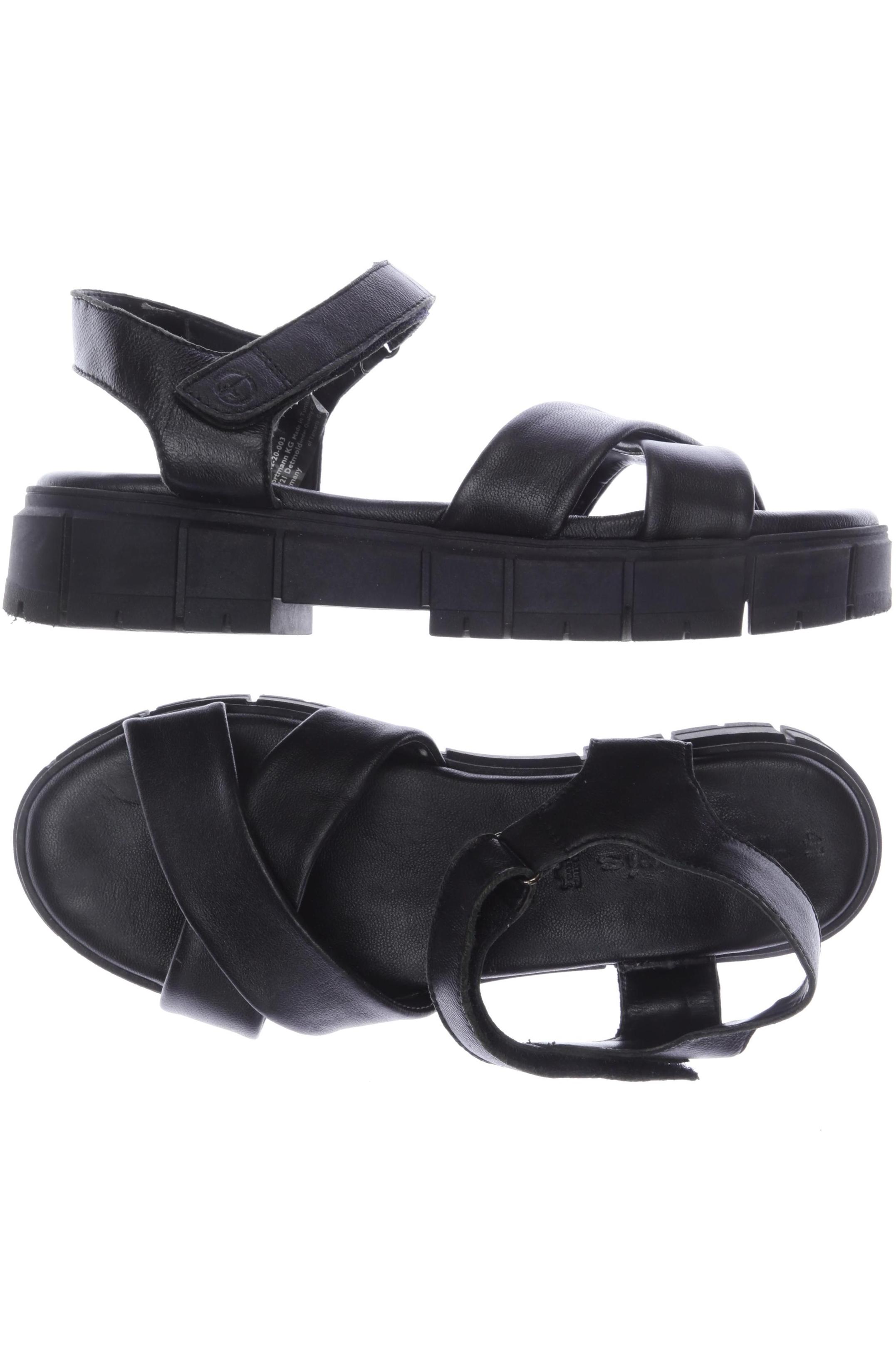 

Tamaris Damen Sandale, schwarz, Gr. 41