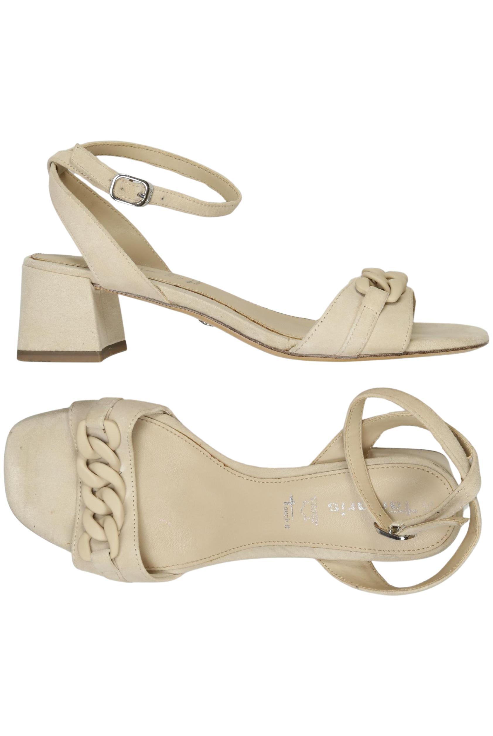 

Tamaris Damen Sandale, beige, Gr. 38