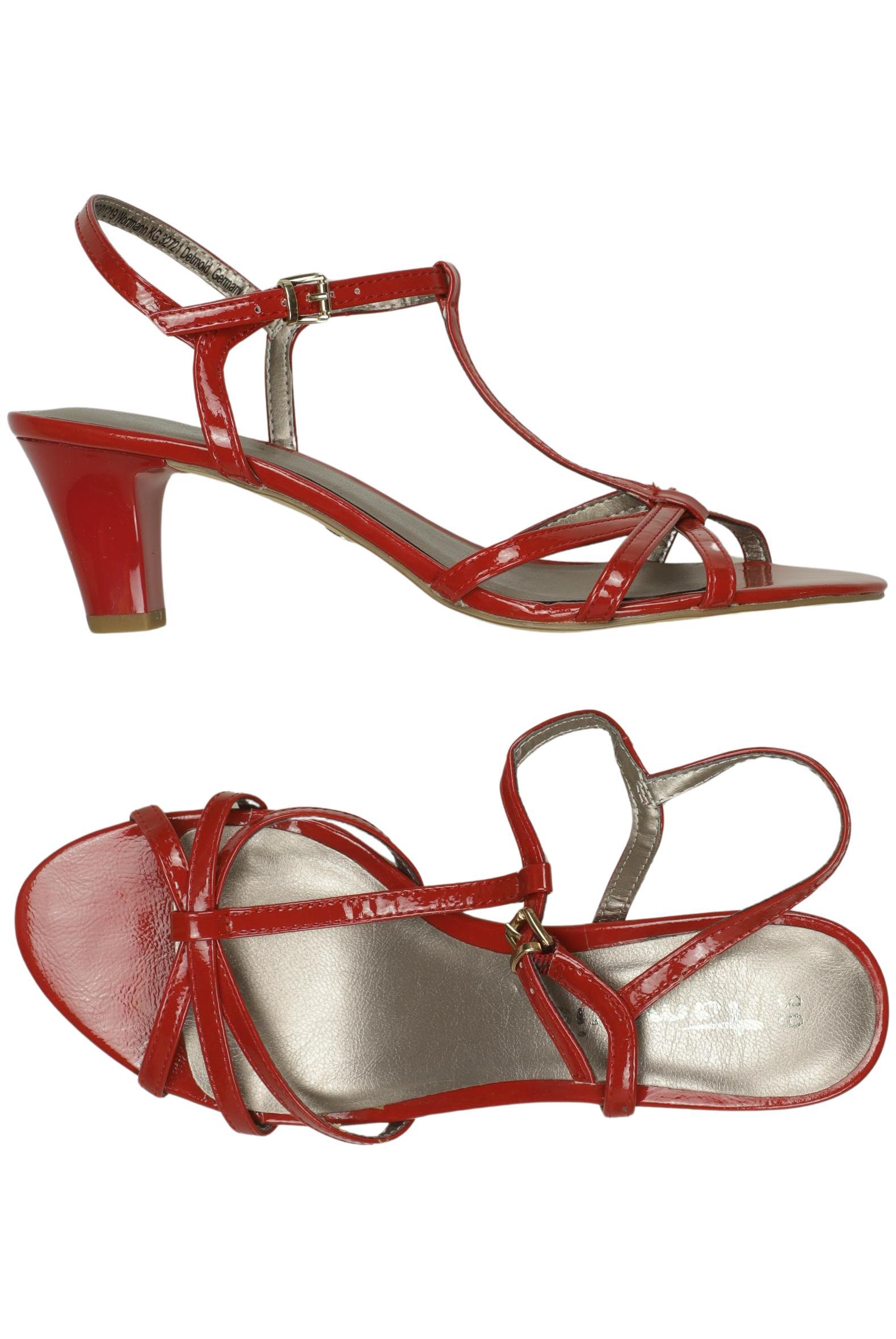 

Tamaris Damen Sandale, rot, Gr. 39