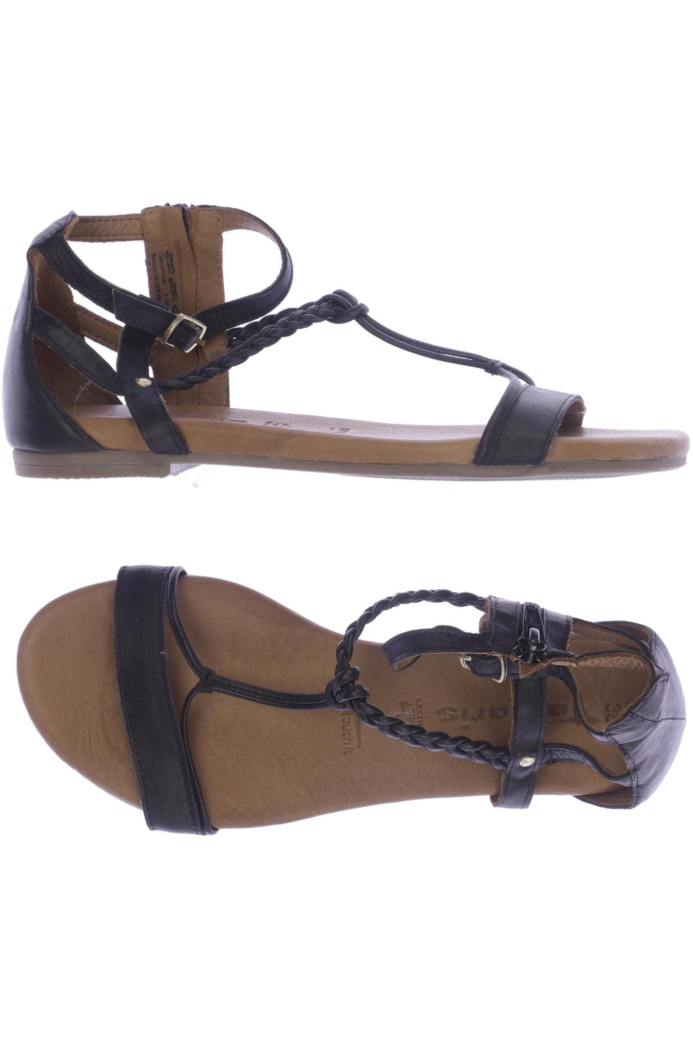 

Tamaris Damen Sandale, schwarz
