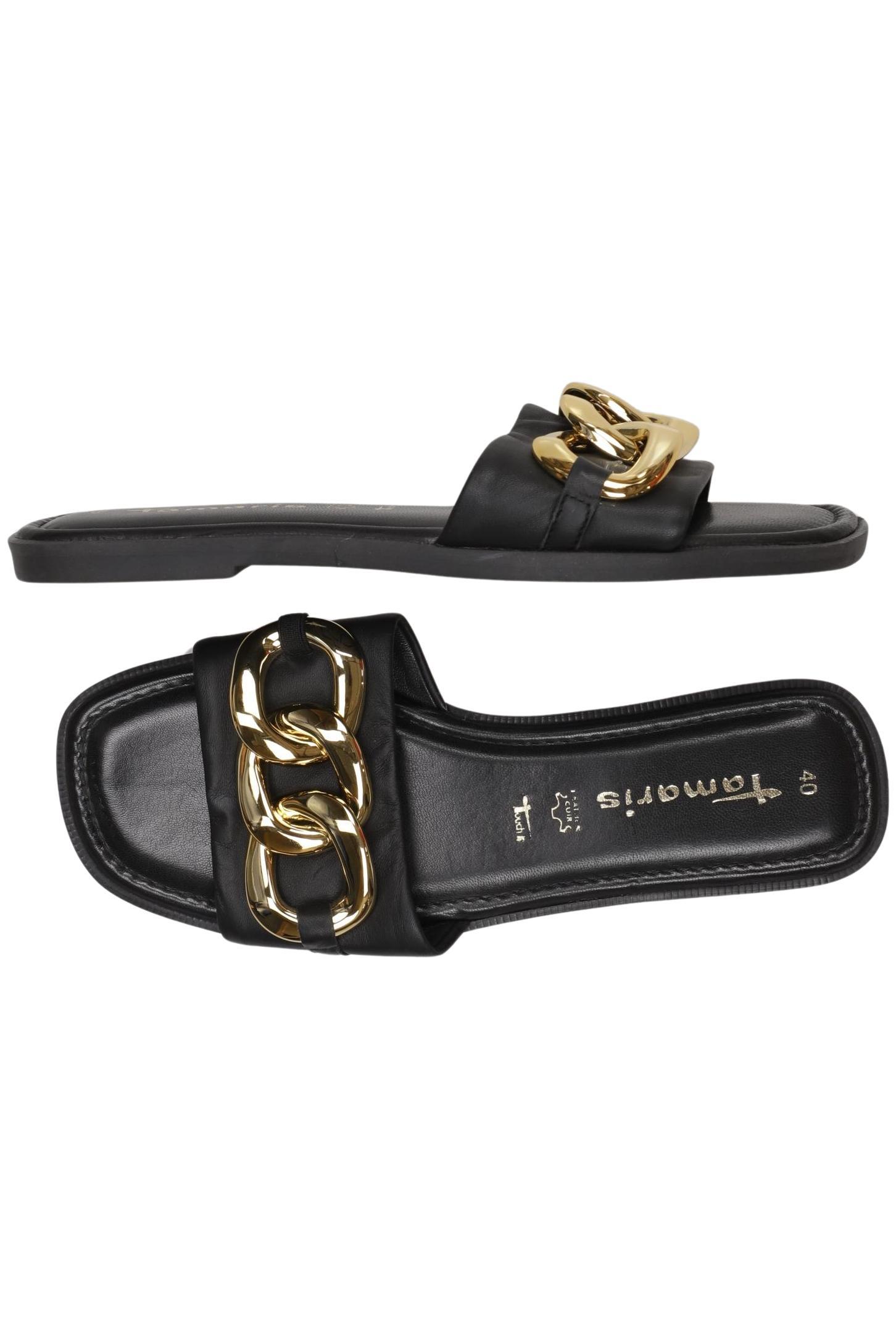 

Tamaris Damen Sandale, schwarz, Gr. 40