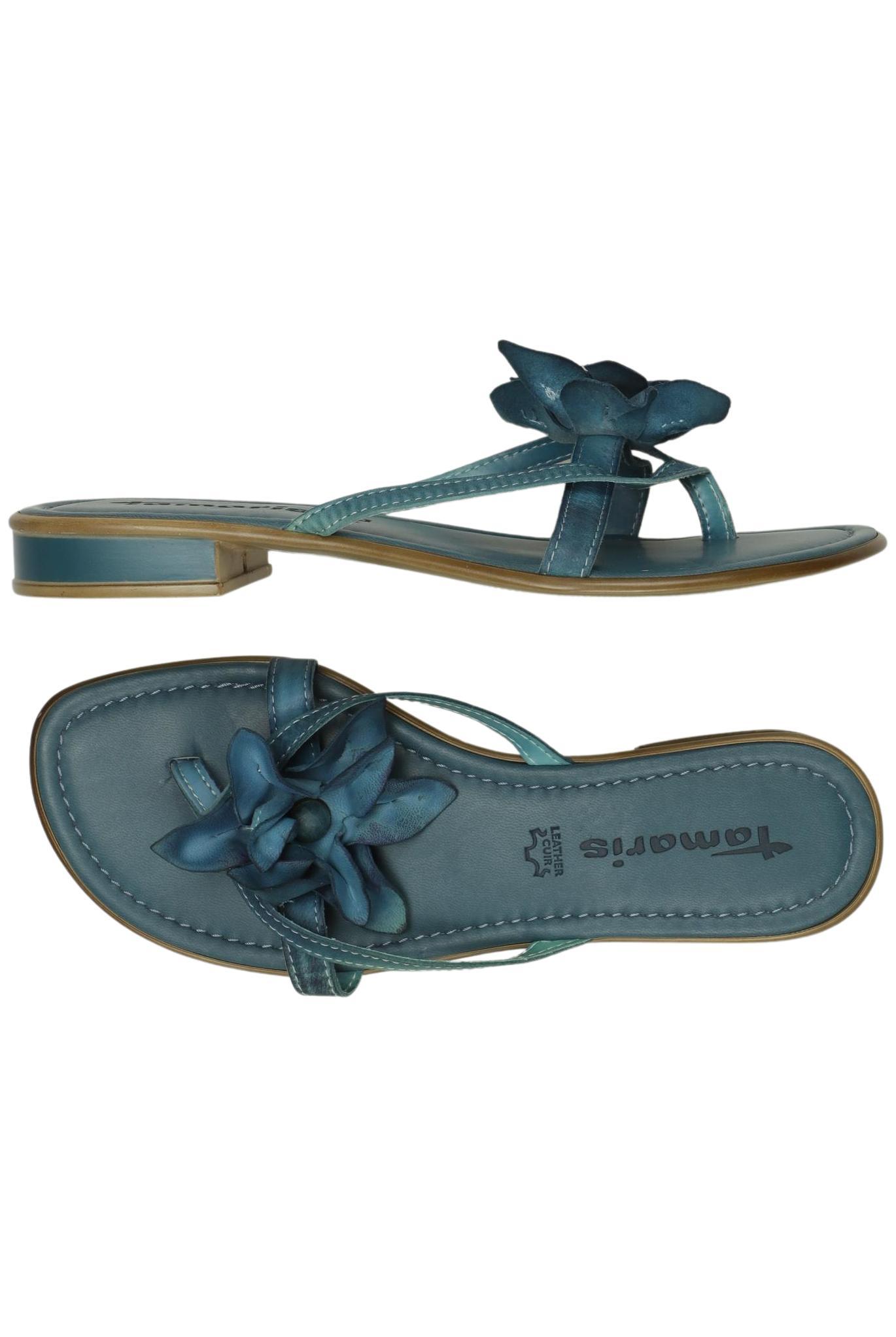 

Tamaris Damen Sandale, blau, Gr. 38