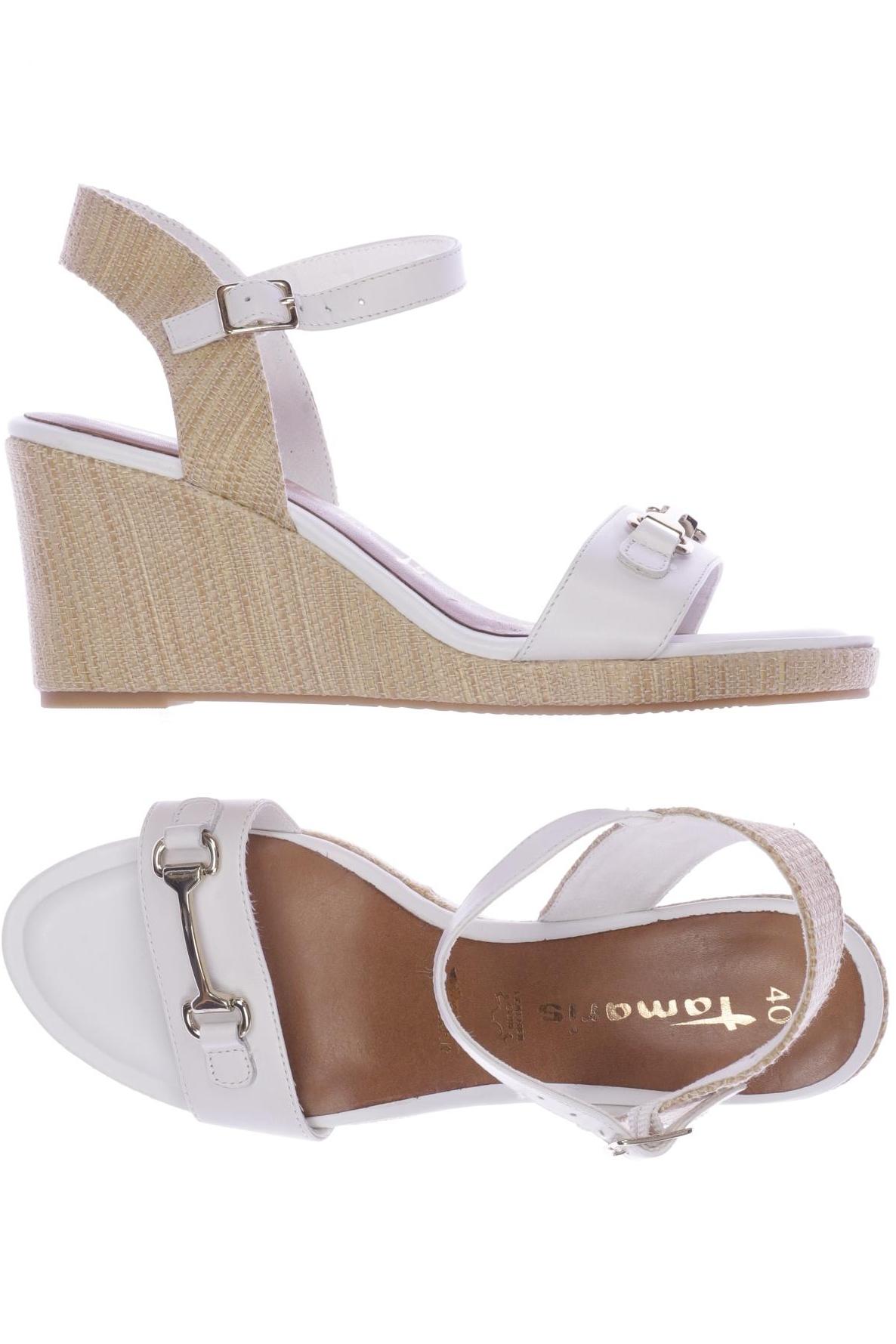 

Tamaris Damen Sandale, weiß, Gr. 40