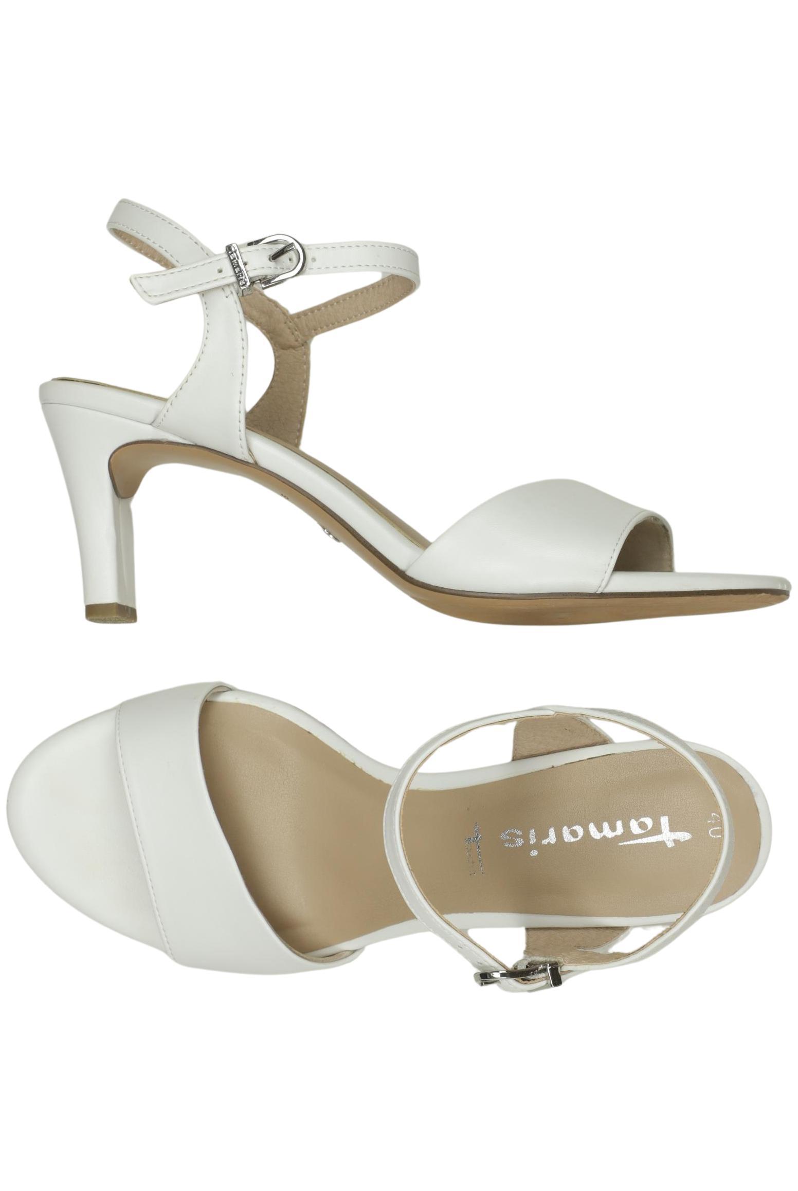 

Tamaris Damen Sandale, weiß, Gr. 40