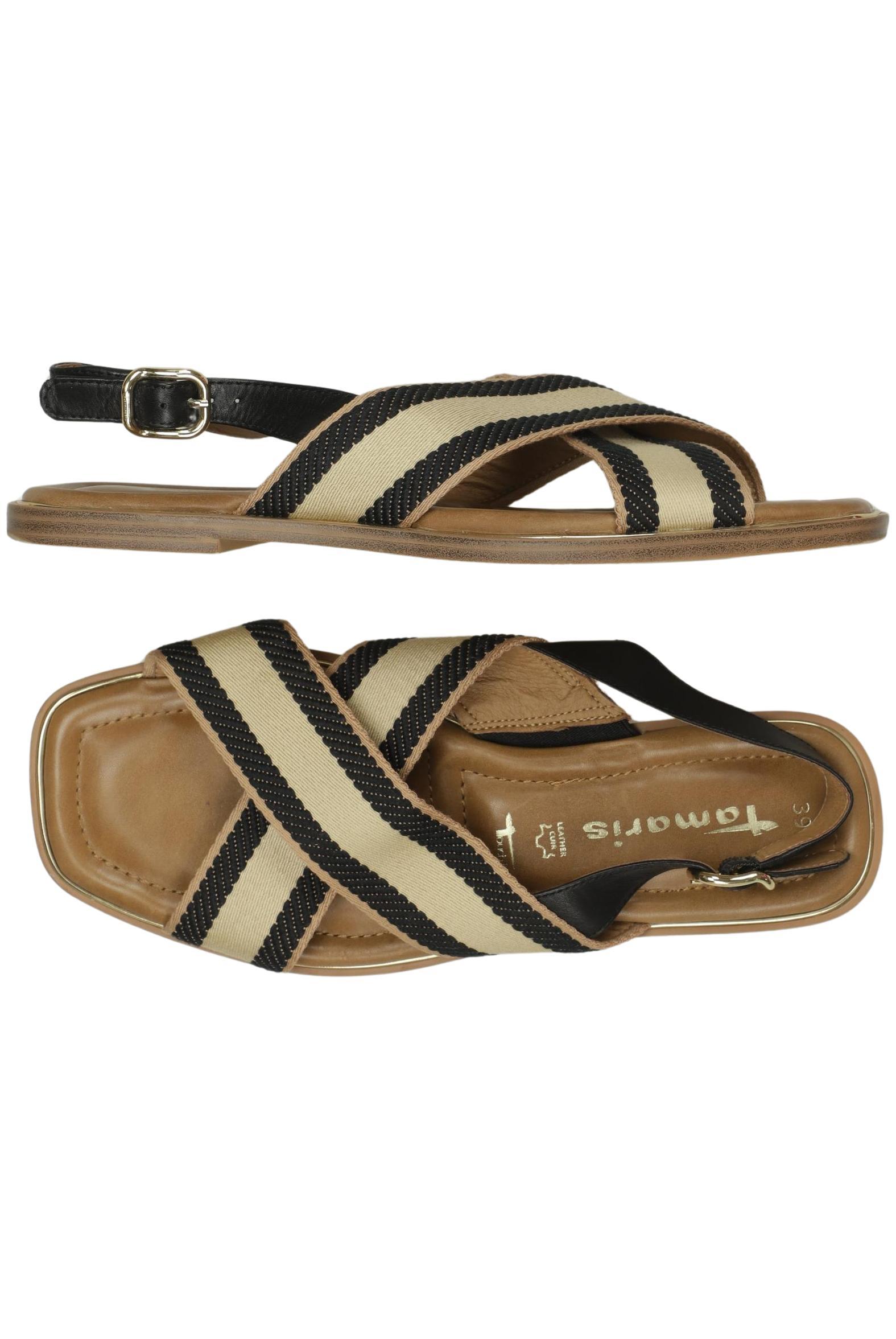 

Tamaris Damen Sandale, beige, Gr. 39