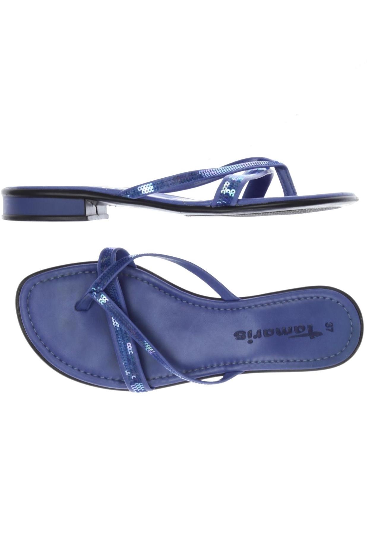 

Tamaris Damen Sandale, blau, Gr. 37