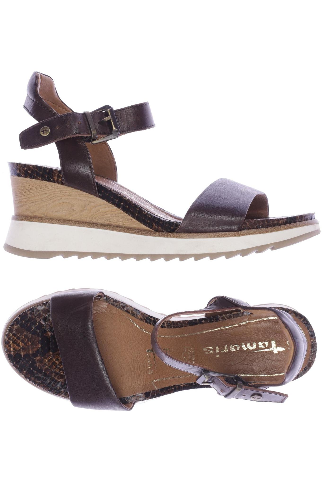 

Tamaris Damen Sandale, braun, Gr. 37