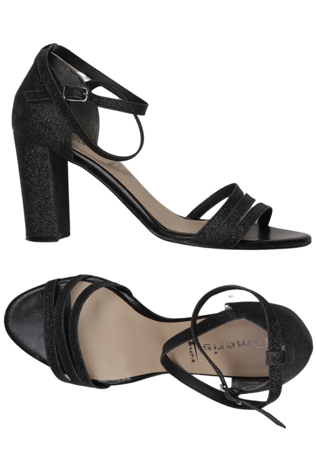

Tamaris Damen Sandale, schwarz, Gr. 41