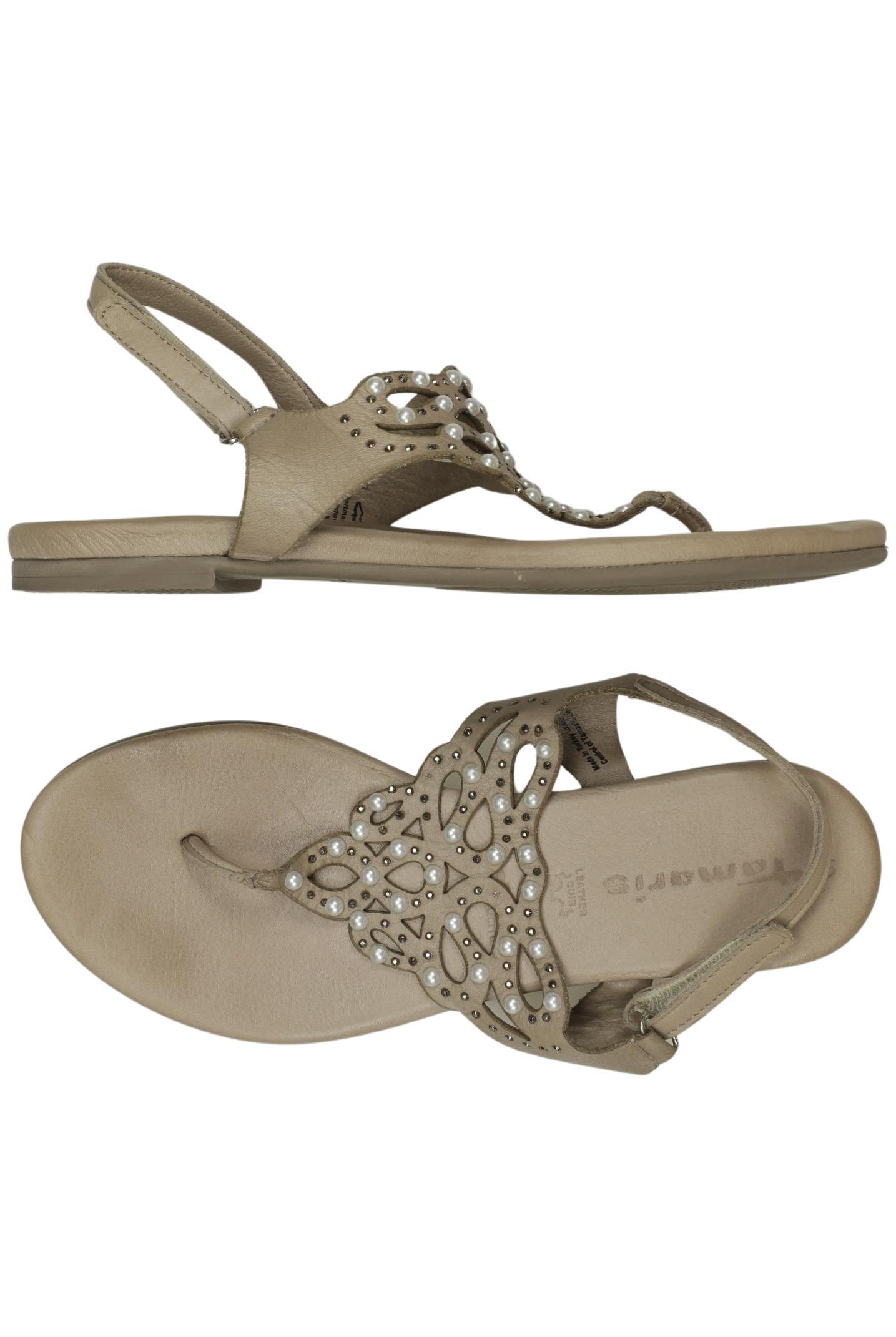 

Tamaris Damen Sandale, beige, Gr. 40