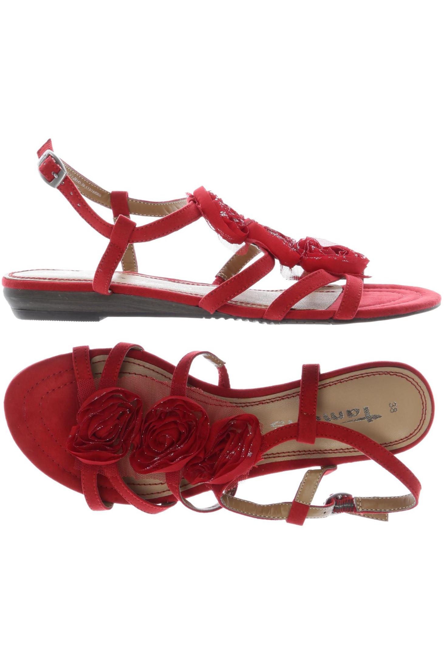 

Tamaris Damen Sandale, rot, Gr. 38