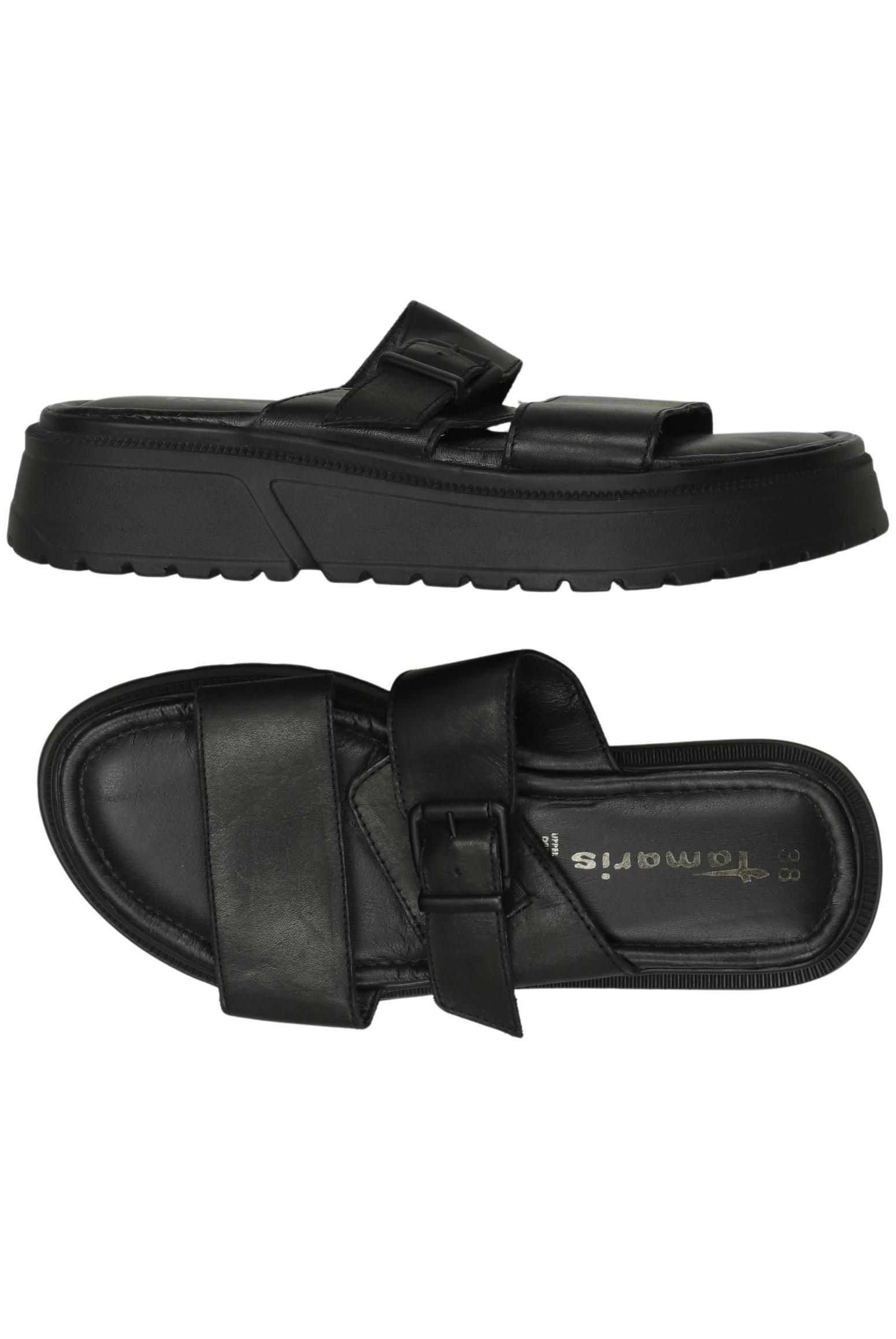 

Tamaris Damen Sandale, schwarz, Gr. 38