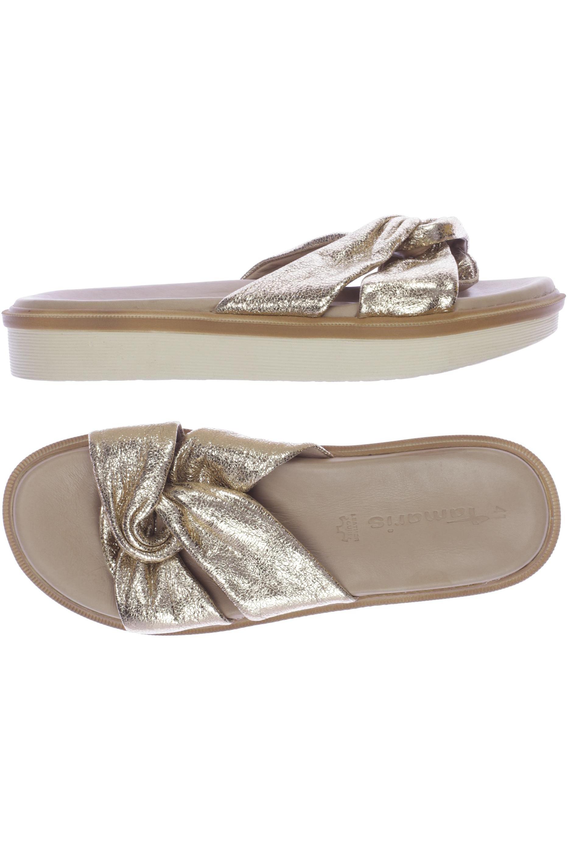 

Tamaris Damen Sandale, gold